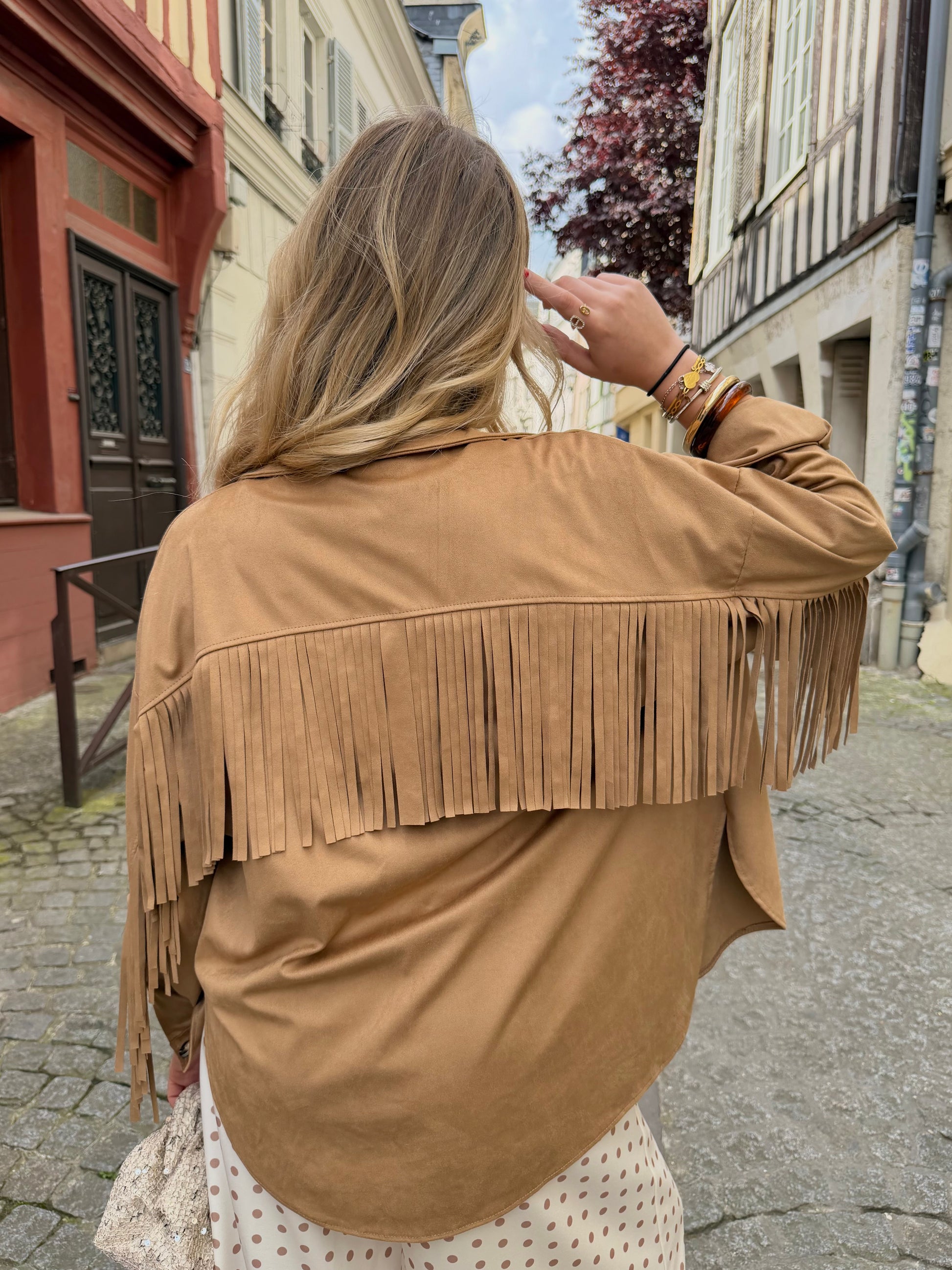 Chemise à franges