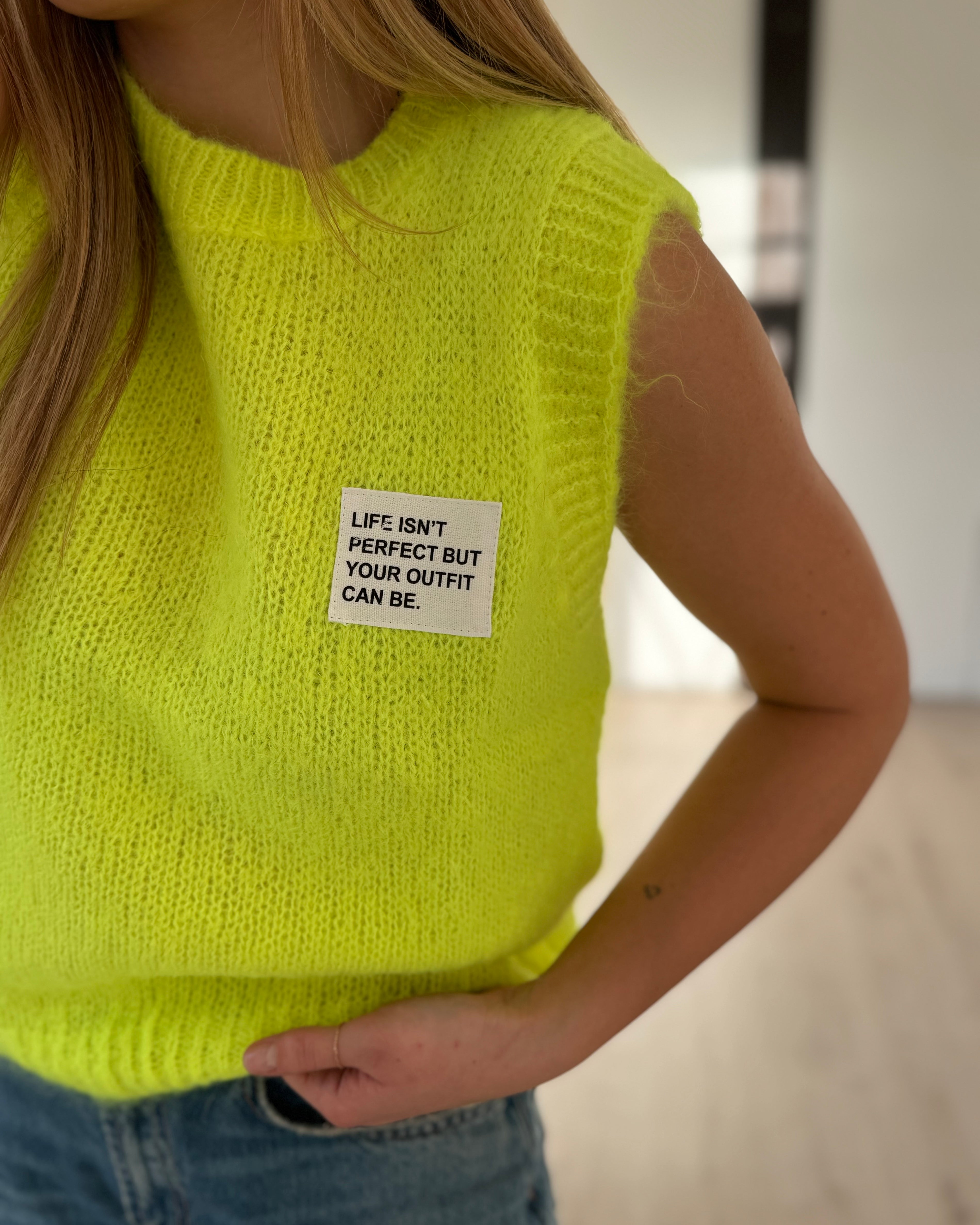 pull sans manches "outfit"