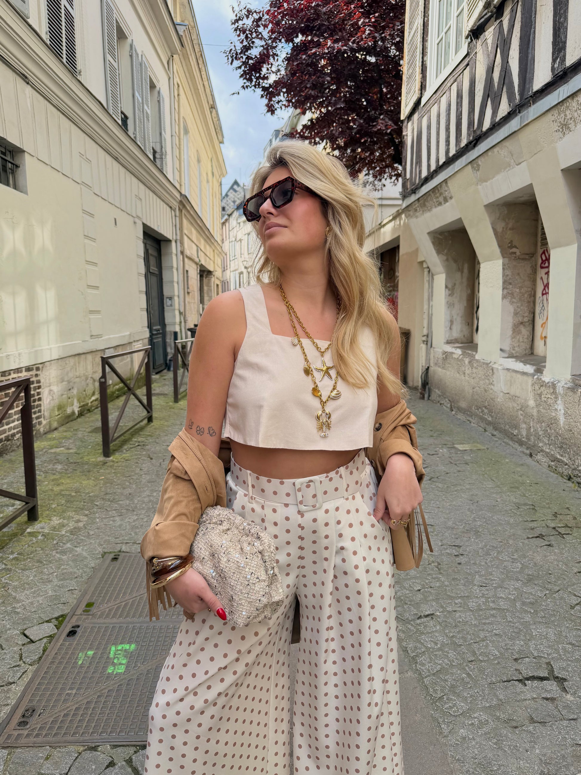 Débardeur beige « basic »