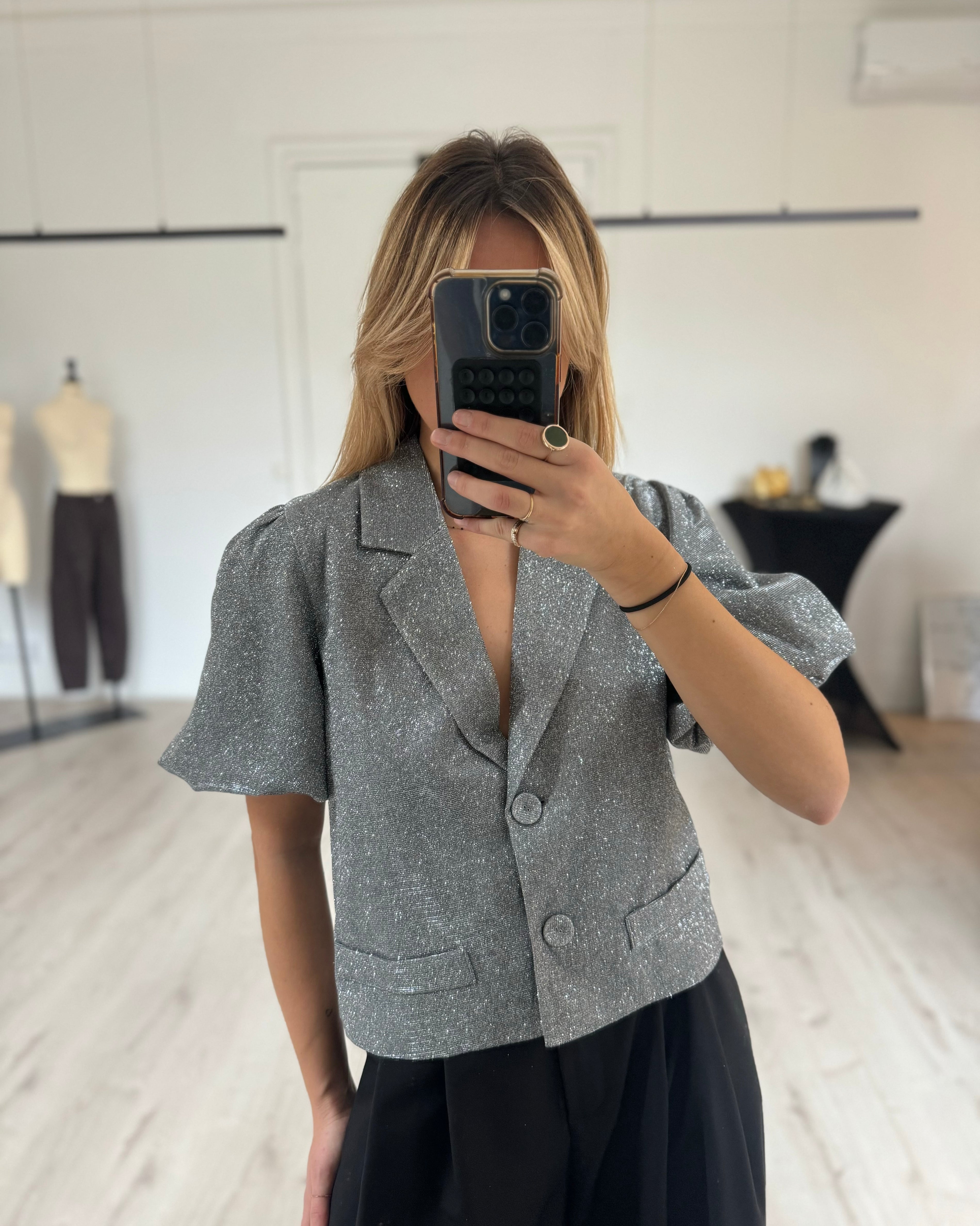 Veste "PARTY" manches courtes