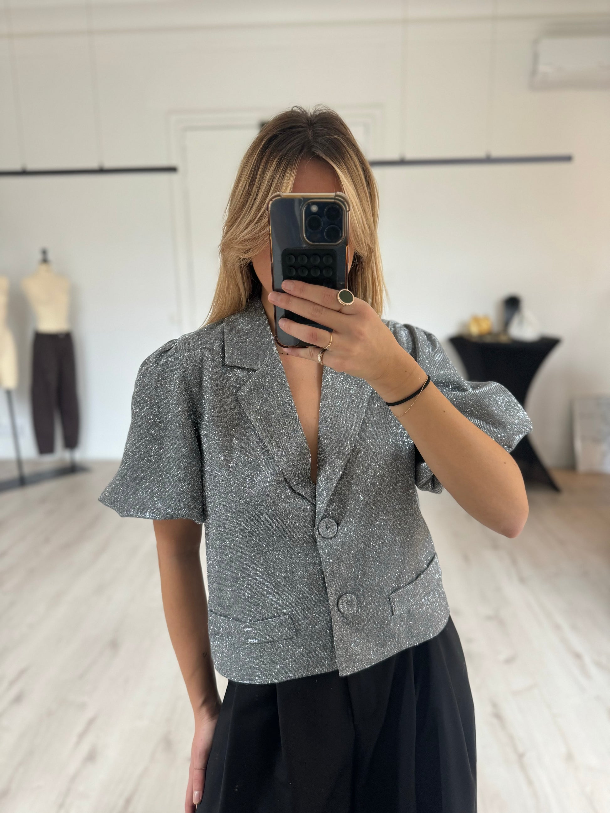 Veste "PARTY" manches courtes