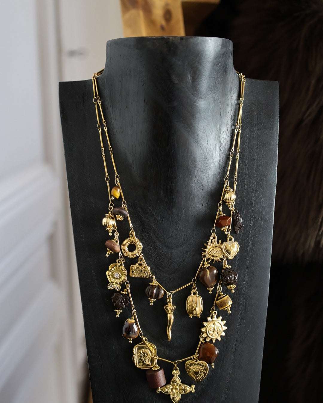 collier double "moka"