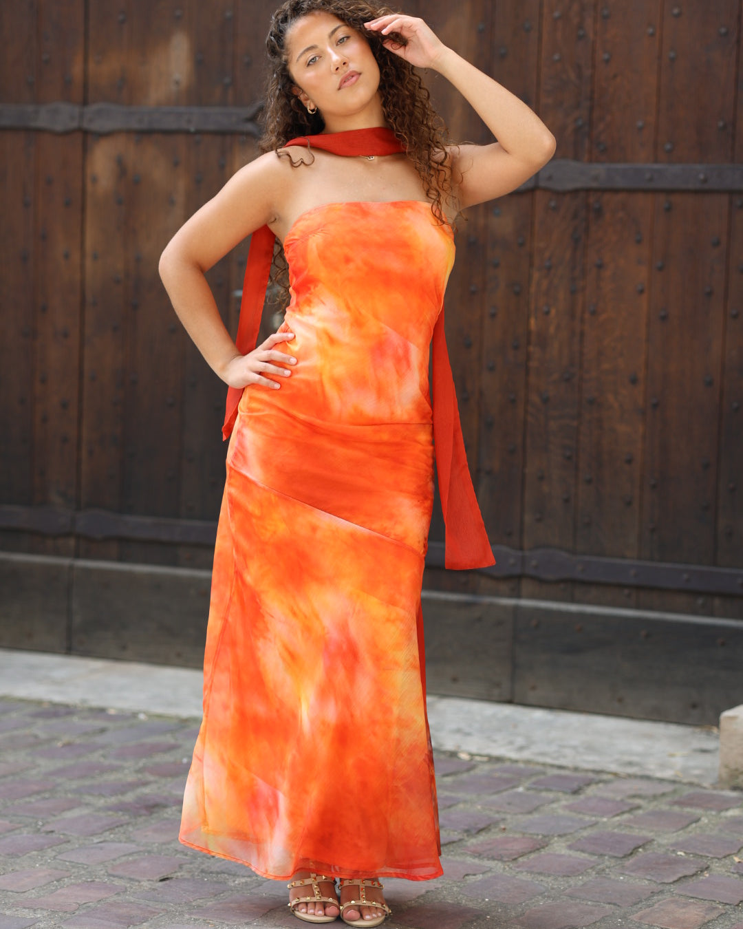 robe "nava" orange