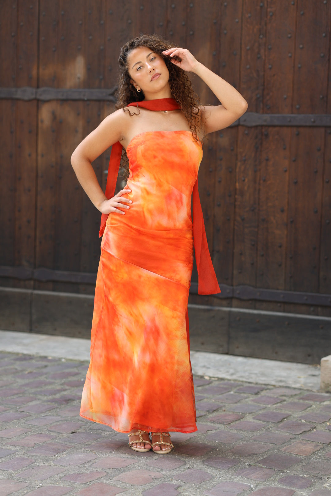 robe "nava" orange