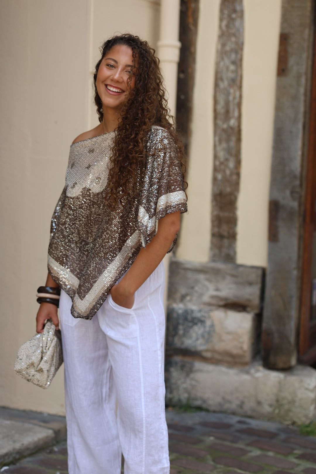 cape à sequin