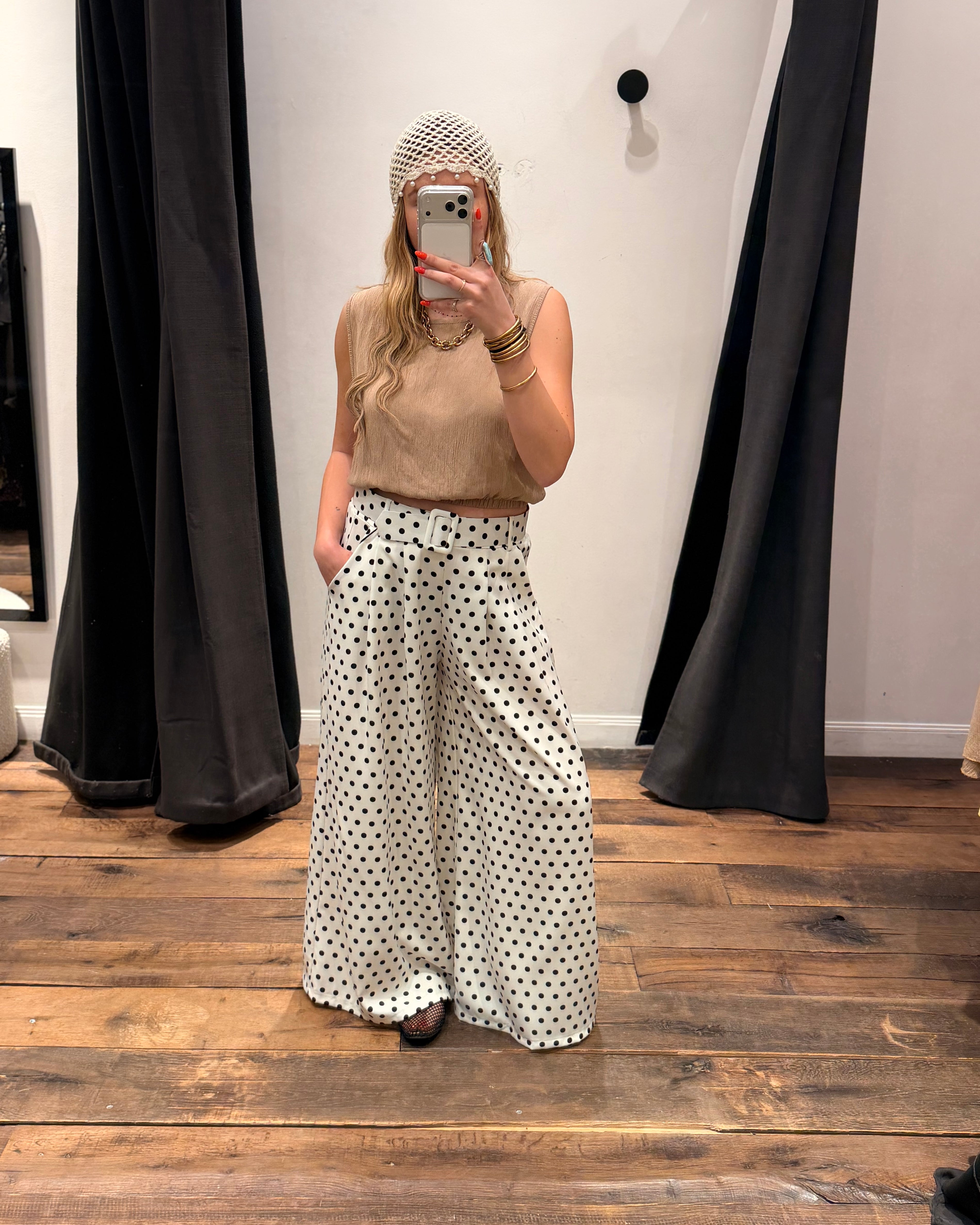 Pantalon de tailleur « PACO » à pois