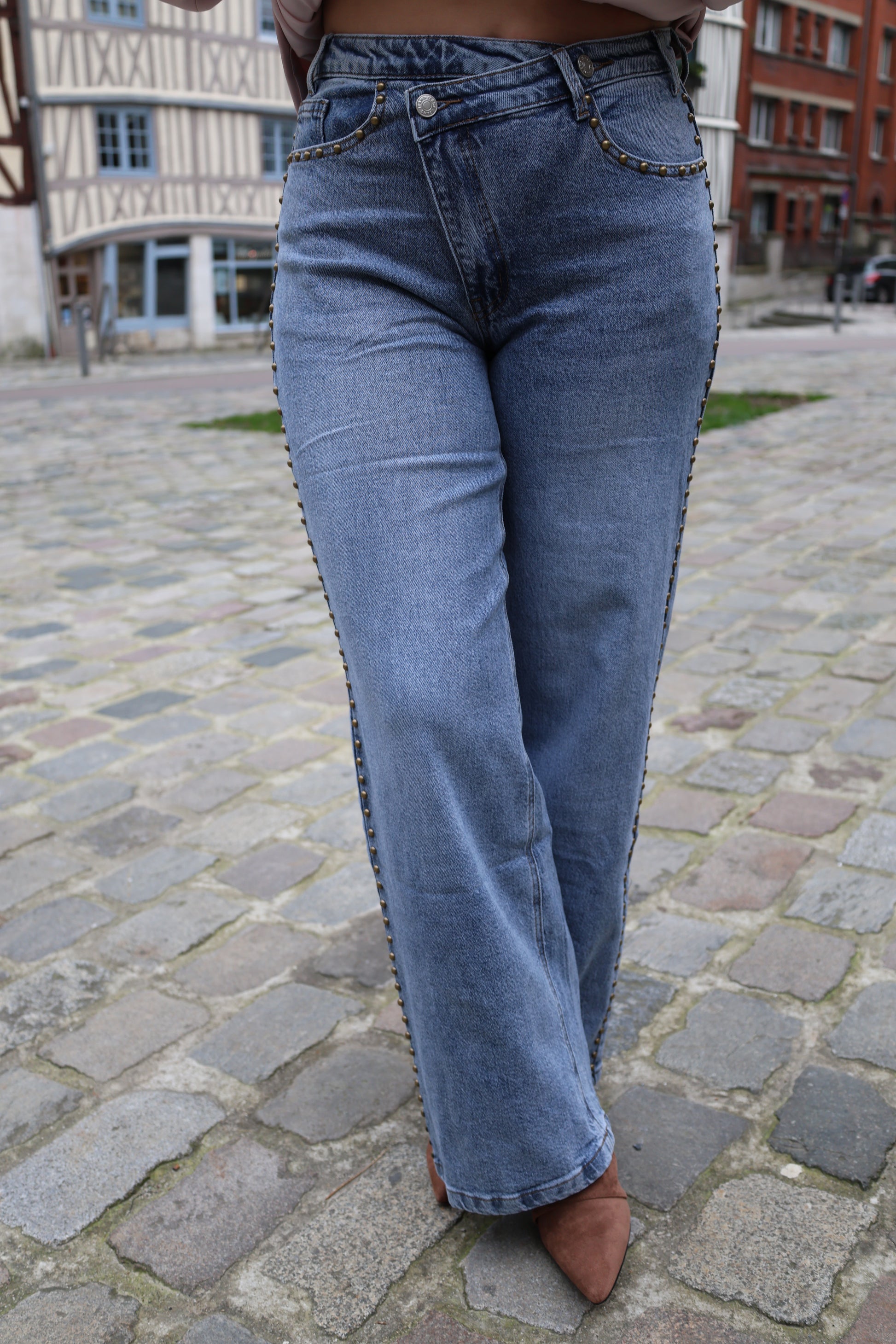 Jeans asymétrique