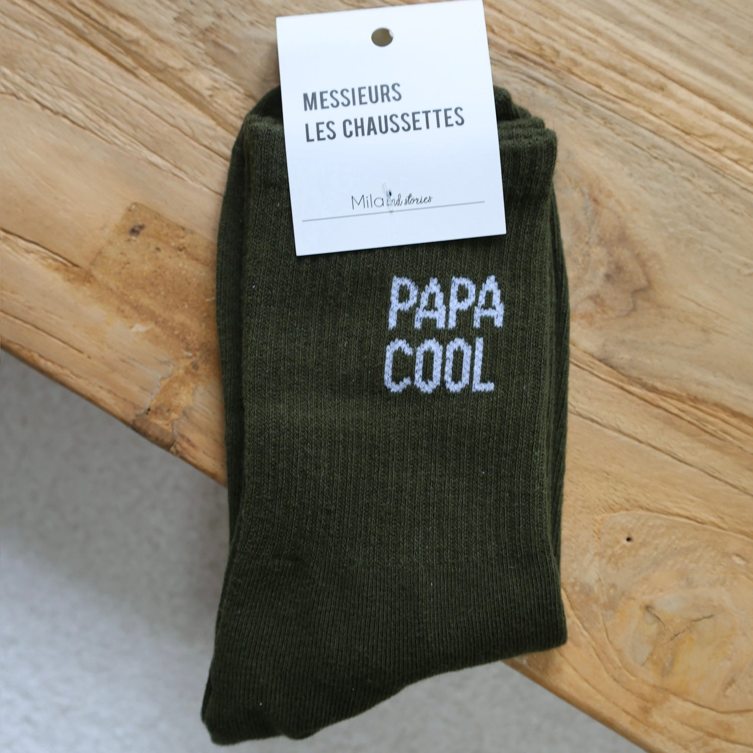chaussettes "papa cool"