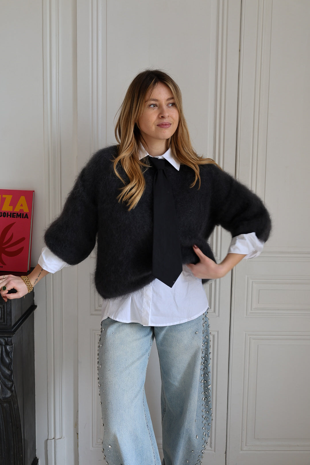 chemise cravate