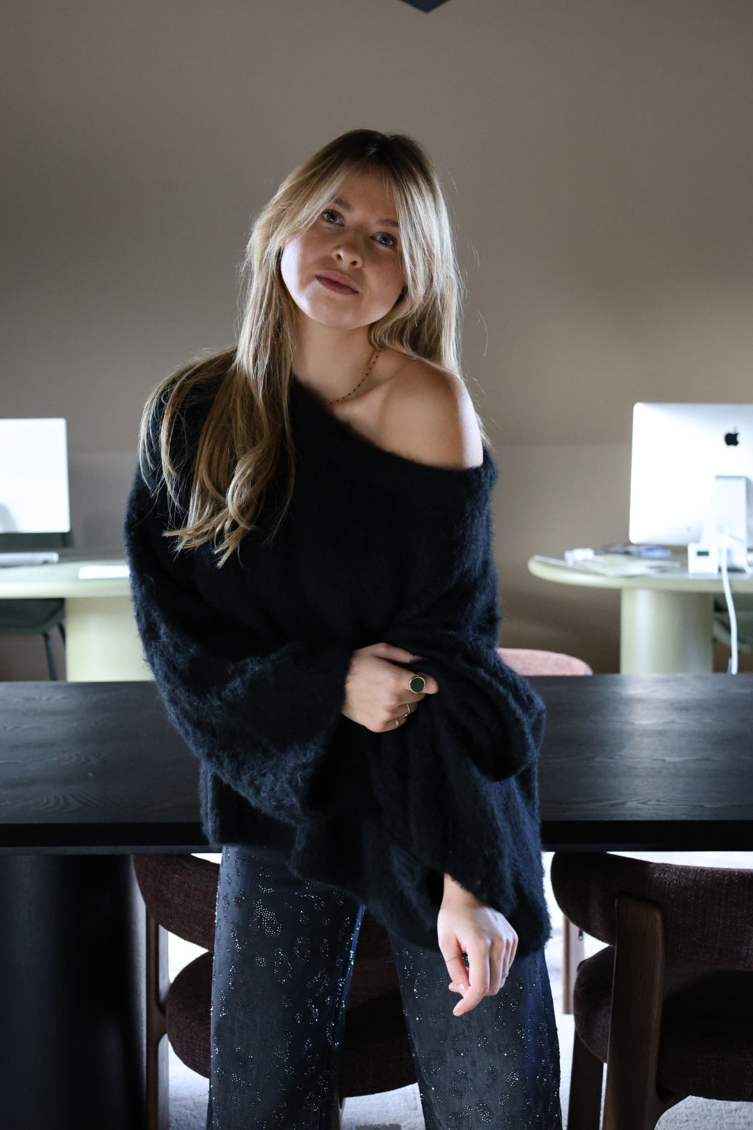 Pull asymétrique "Cocoon"