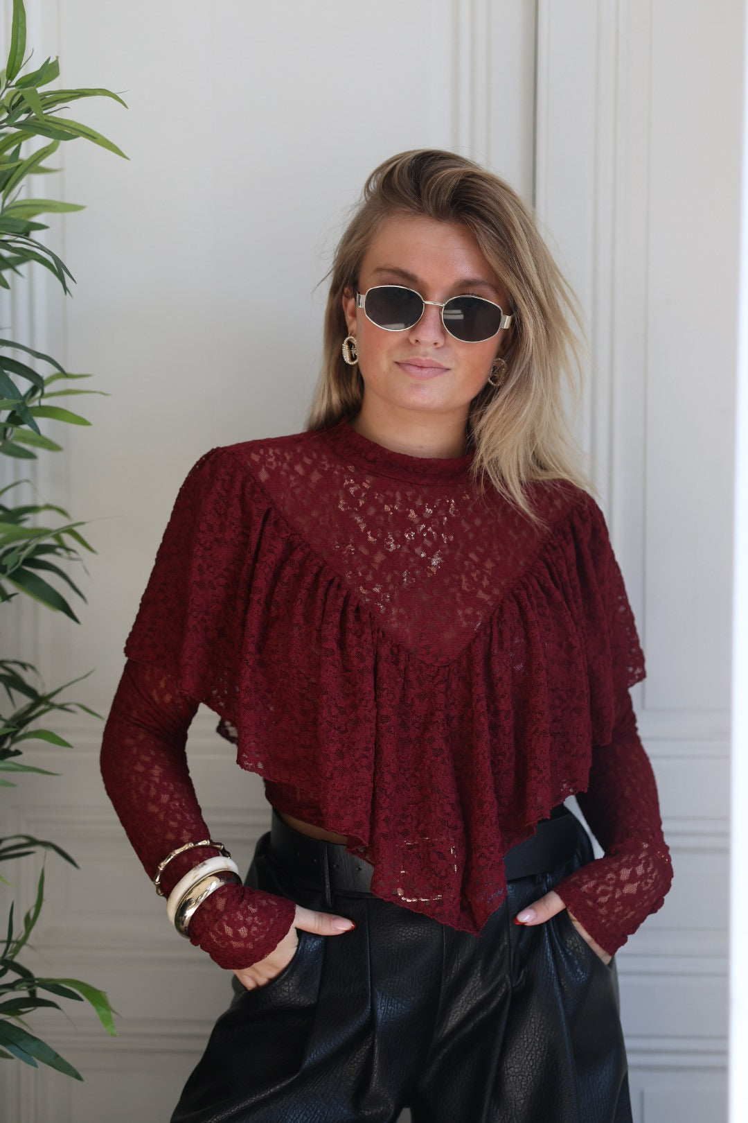 Top à dentelle "LOVIS"