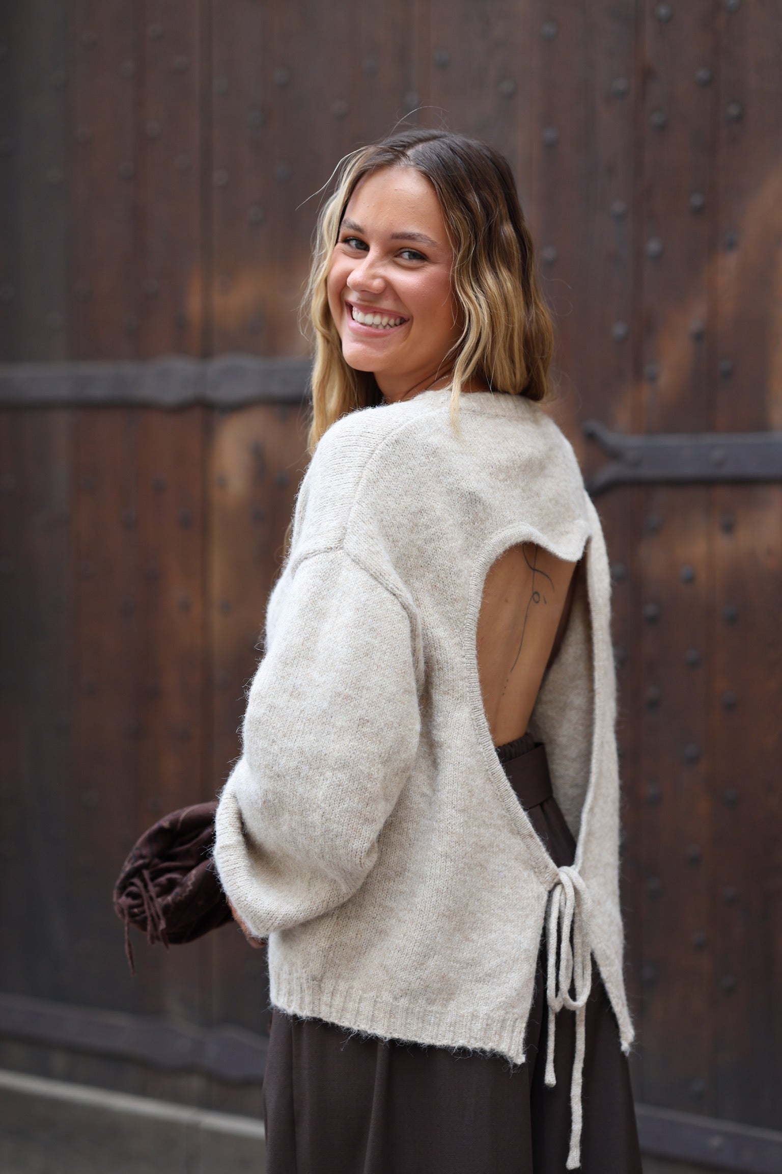 Pull dos nu coeur