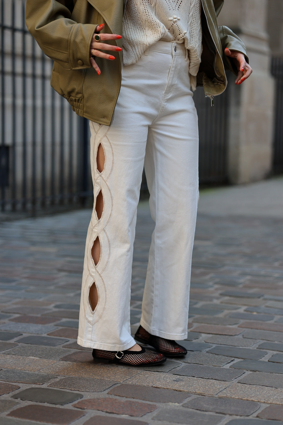 jeans ajouré "brandy"