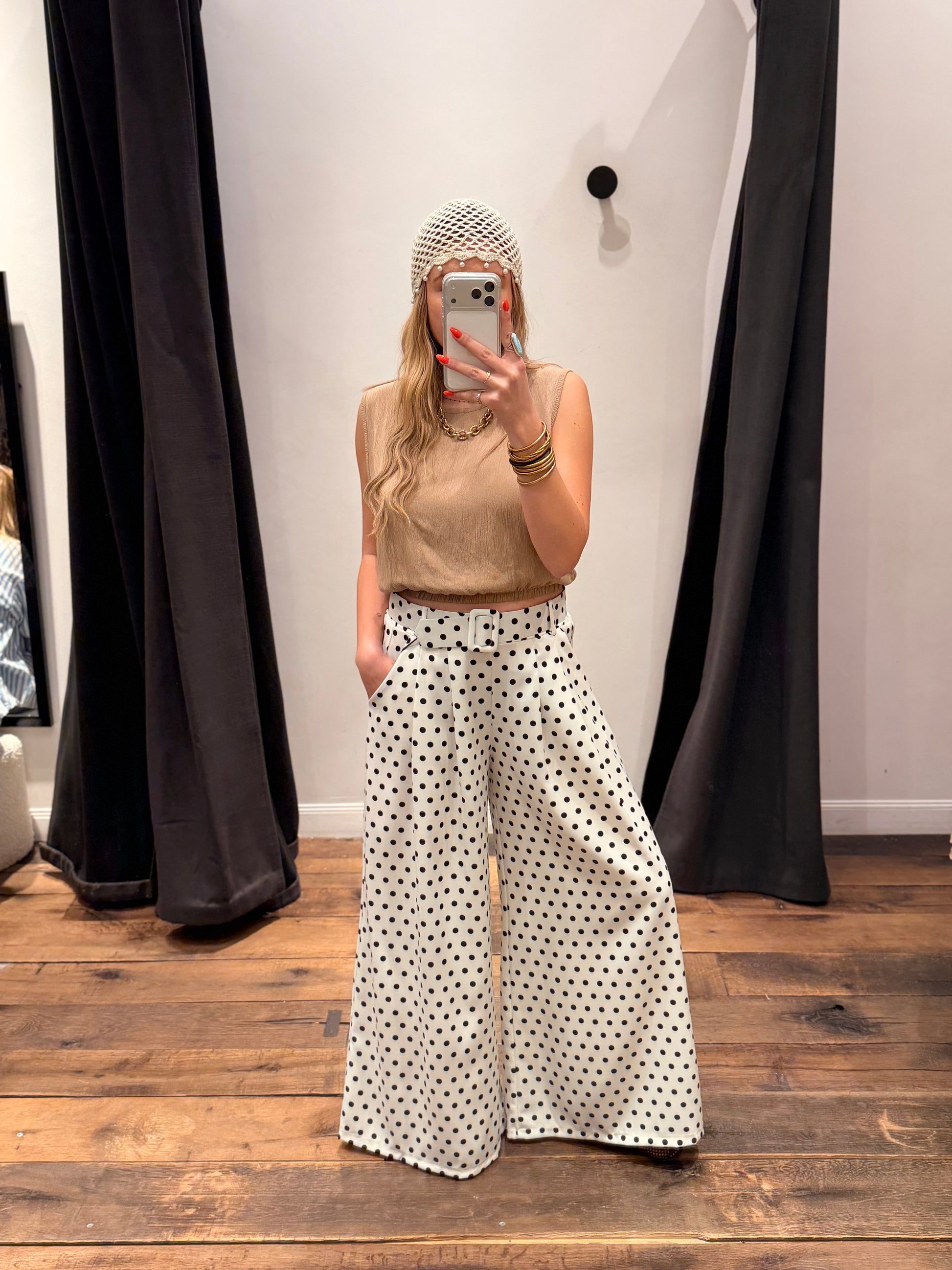 Pantalon de tailleur « PACO » à pois