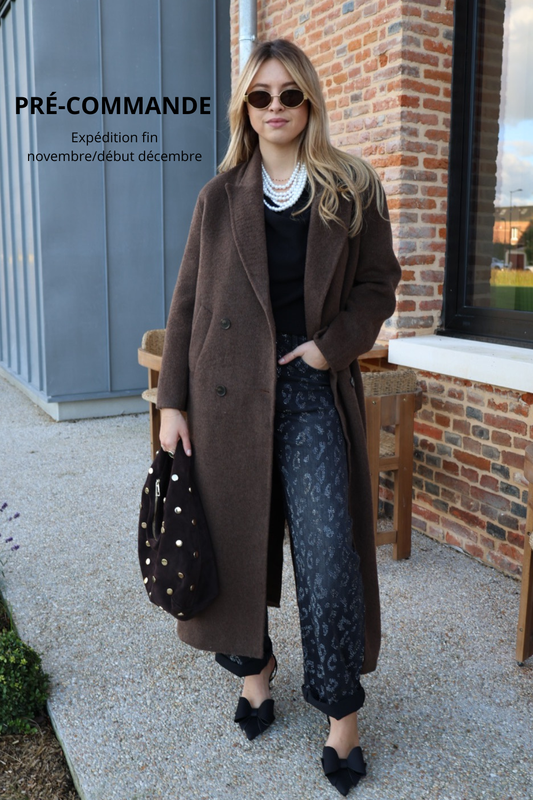 Jeans léopard à strass ( PRÉ COMMANDE )