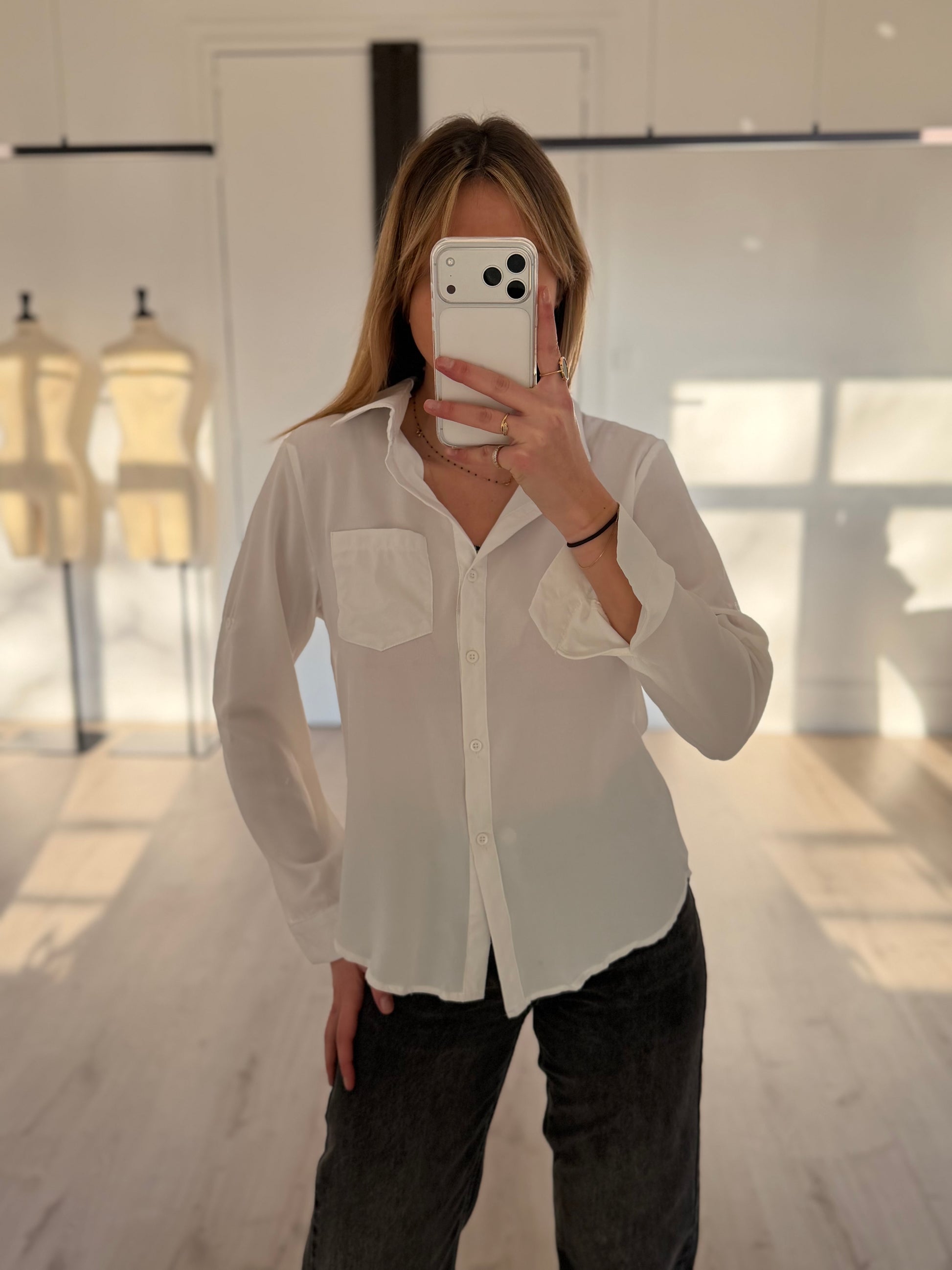 Chemise dos nu bijoux