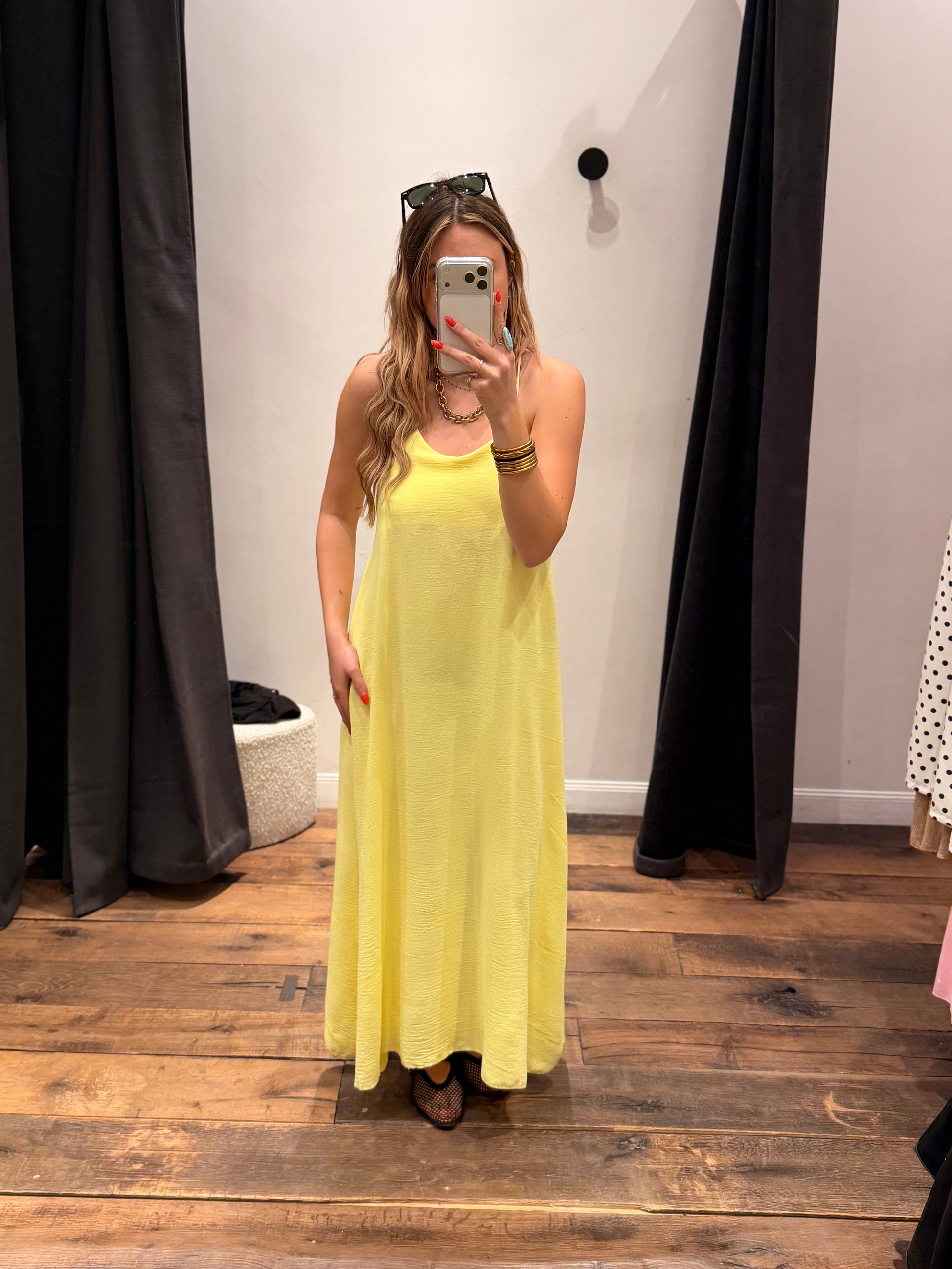 Robe dos croisé uni