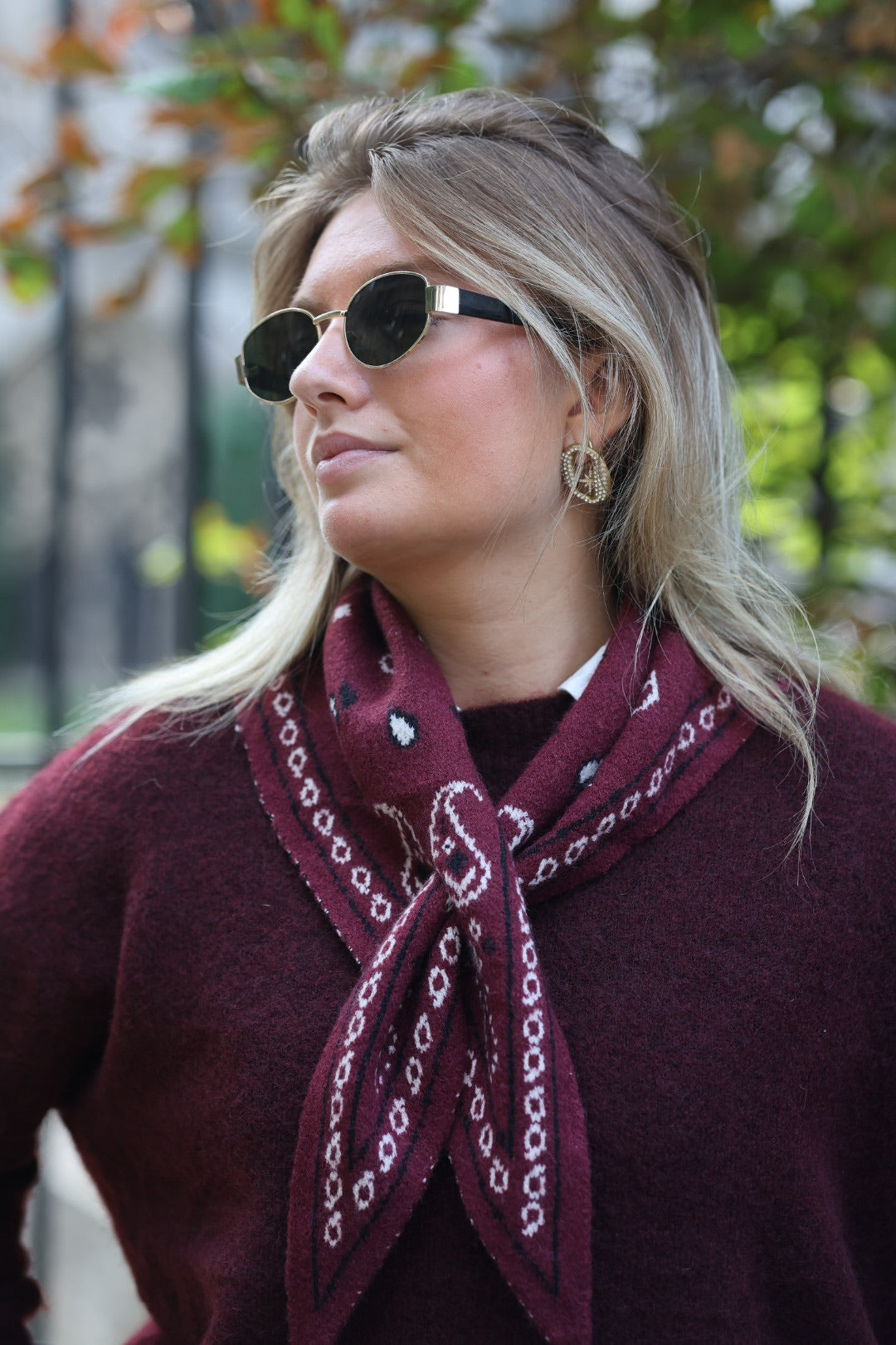 Écharpe triangle bandana