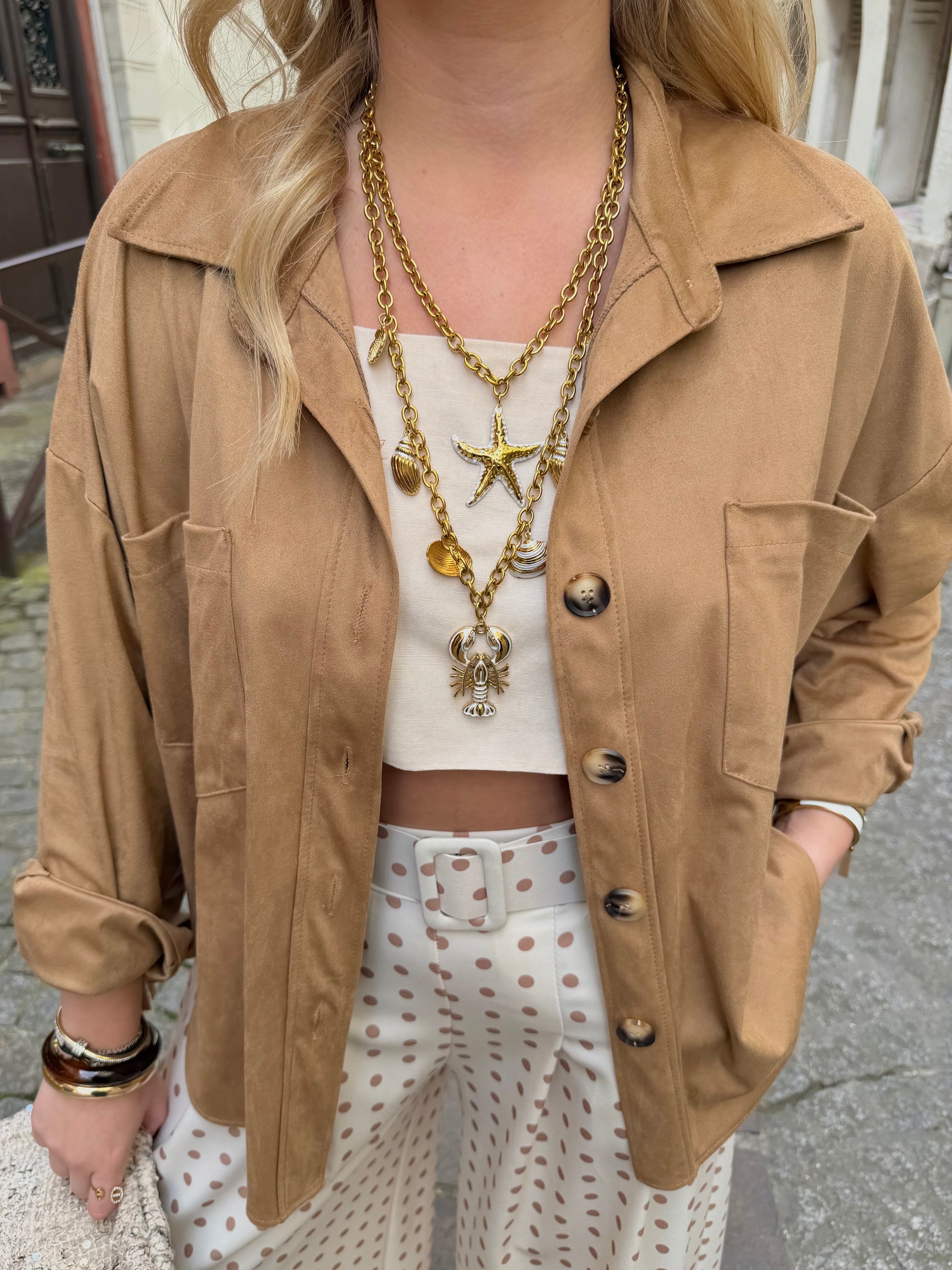 Chemise à franges