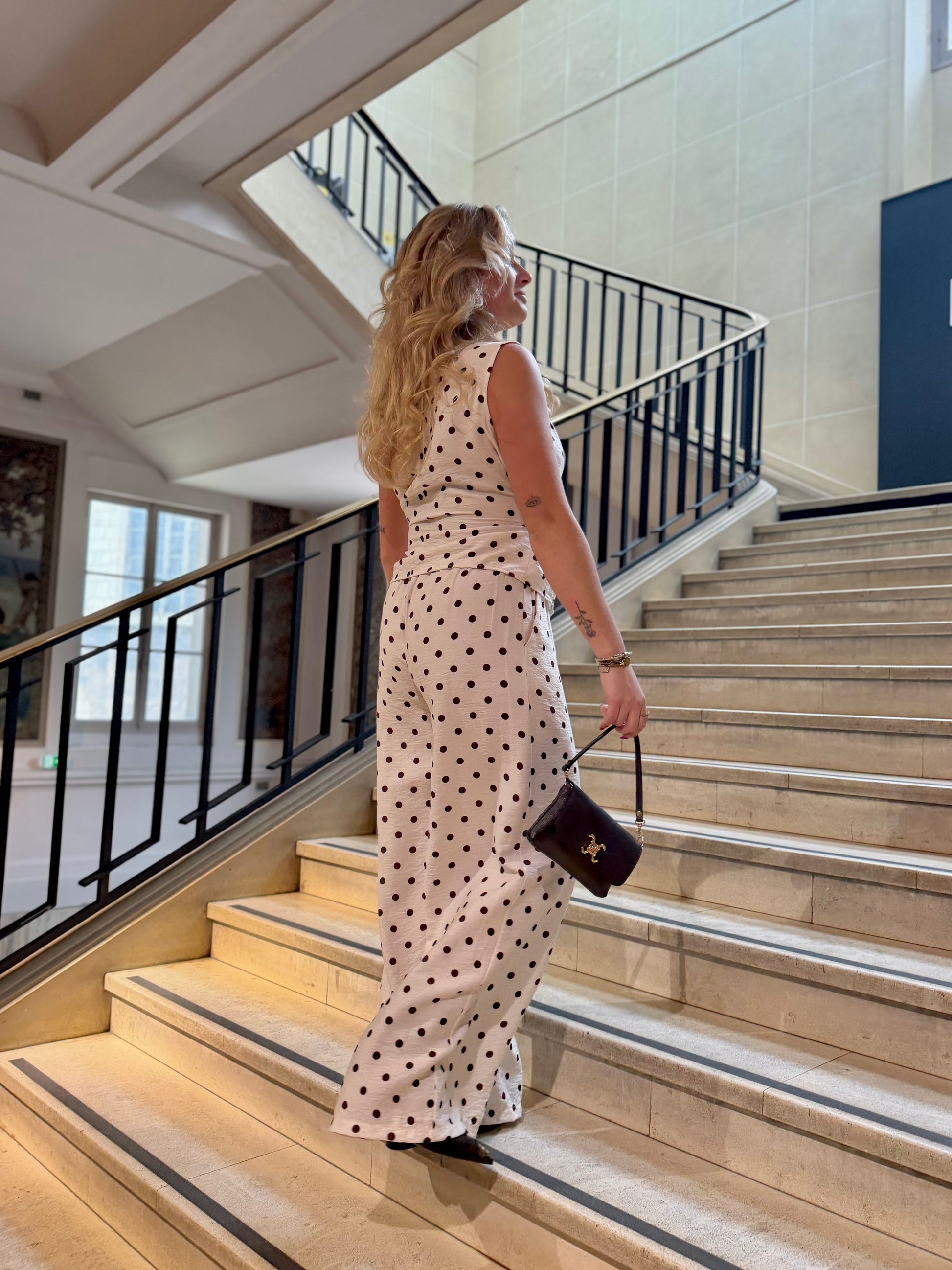Pantalon à pois « MUSE »