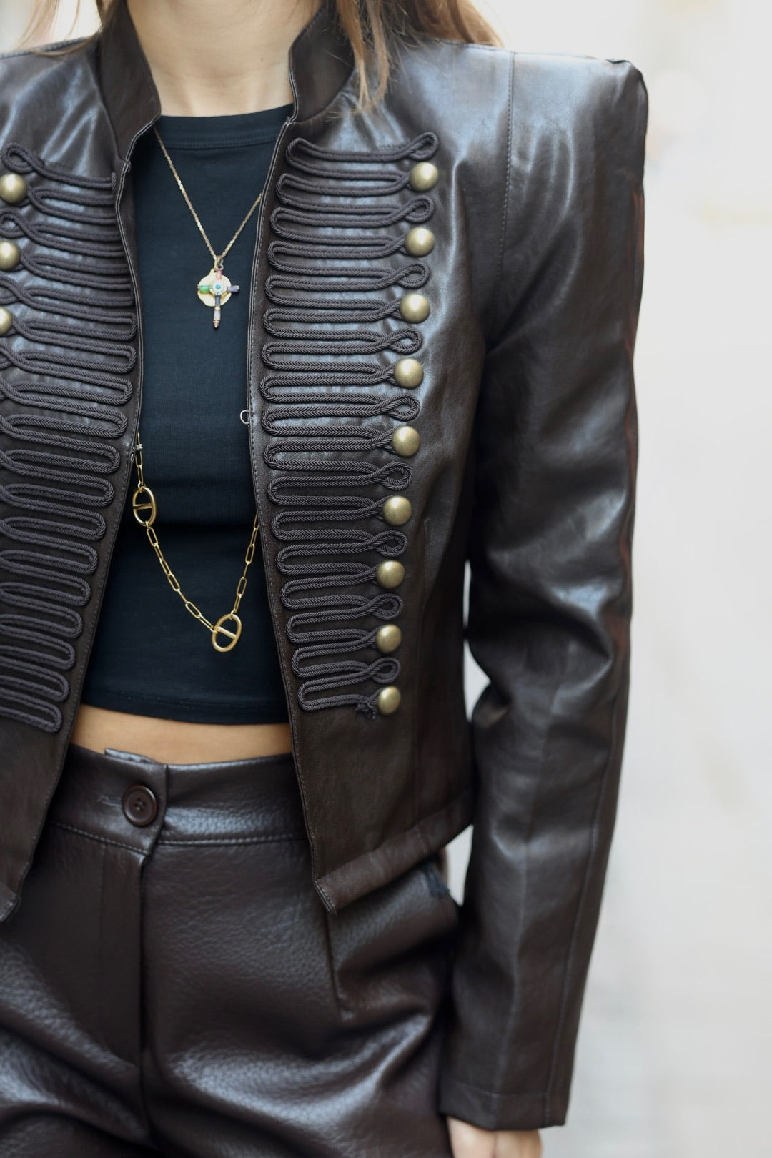 Veste en simili "Victorienne"
