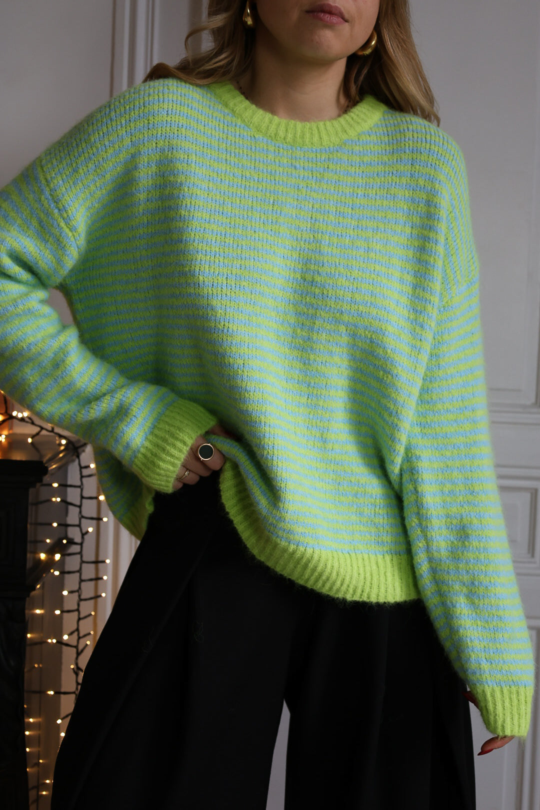Pull rayé "COLOR"