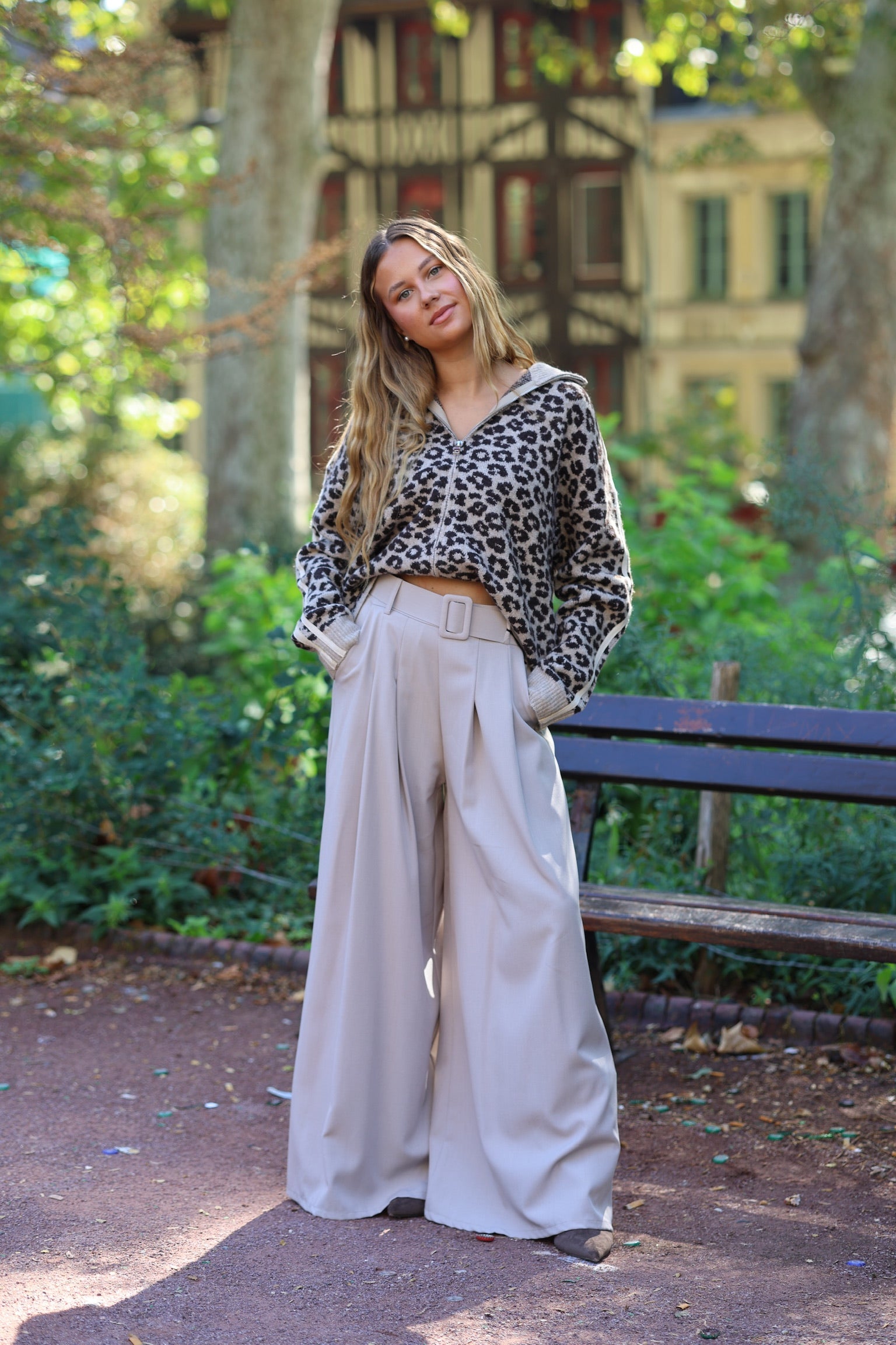 Pantalon de tailleur « PACO » uni