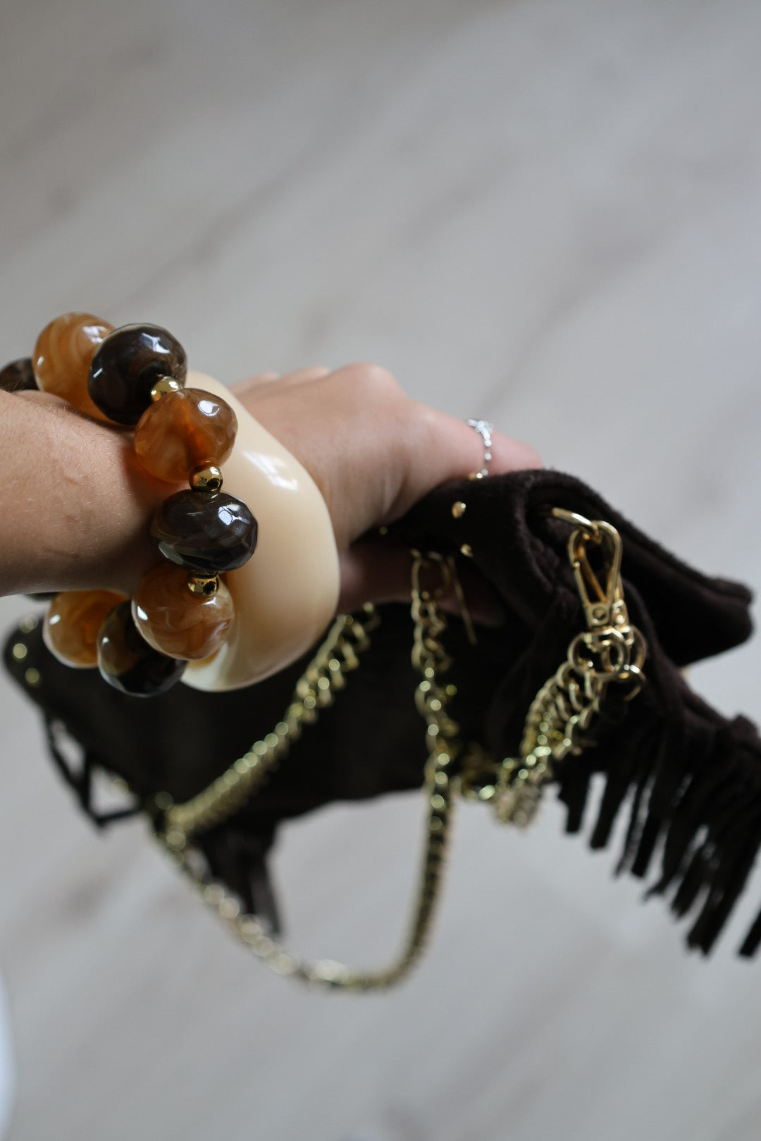 Bracelet de perles élastique