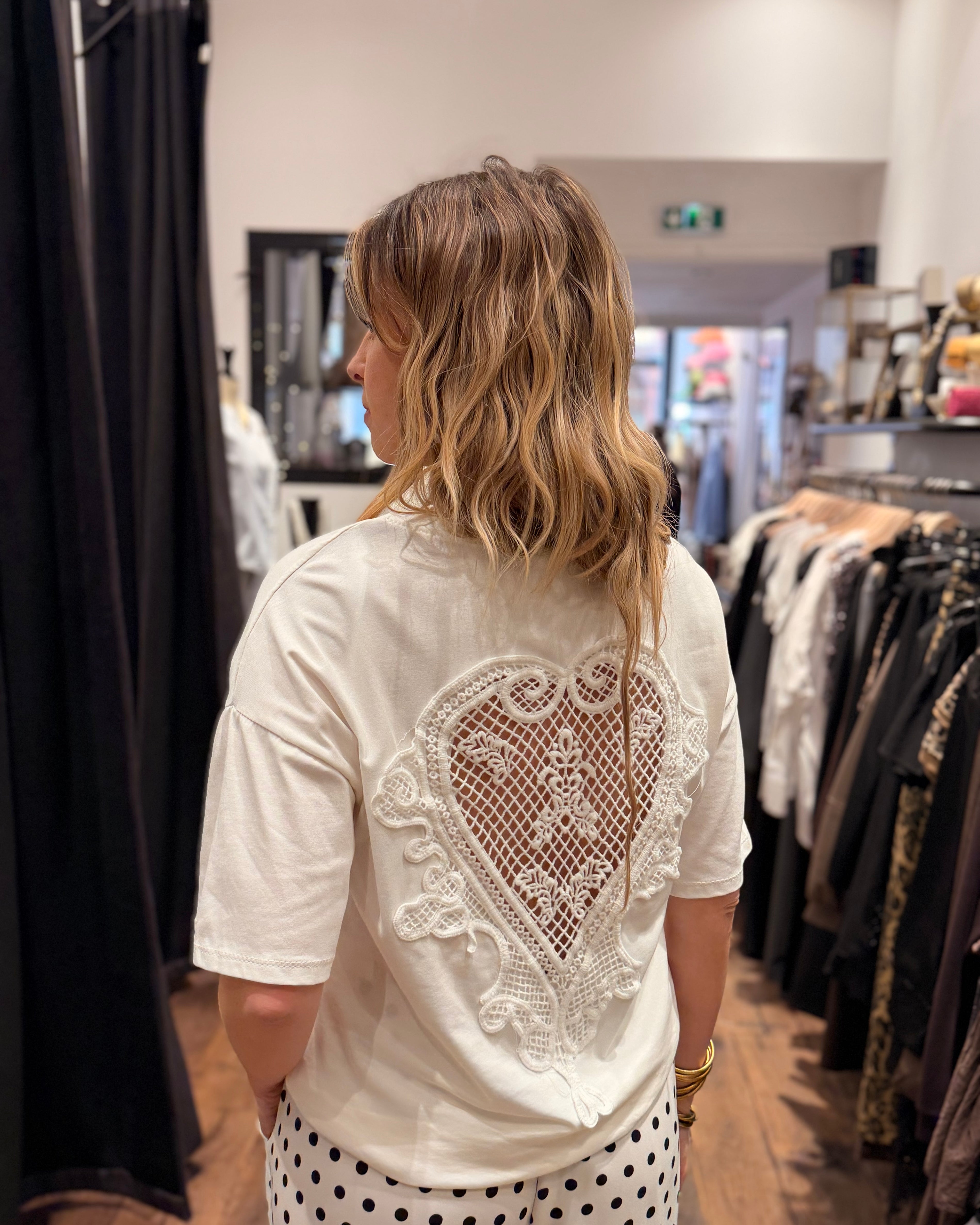 T-shirt dos nu cœur