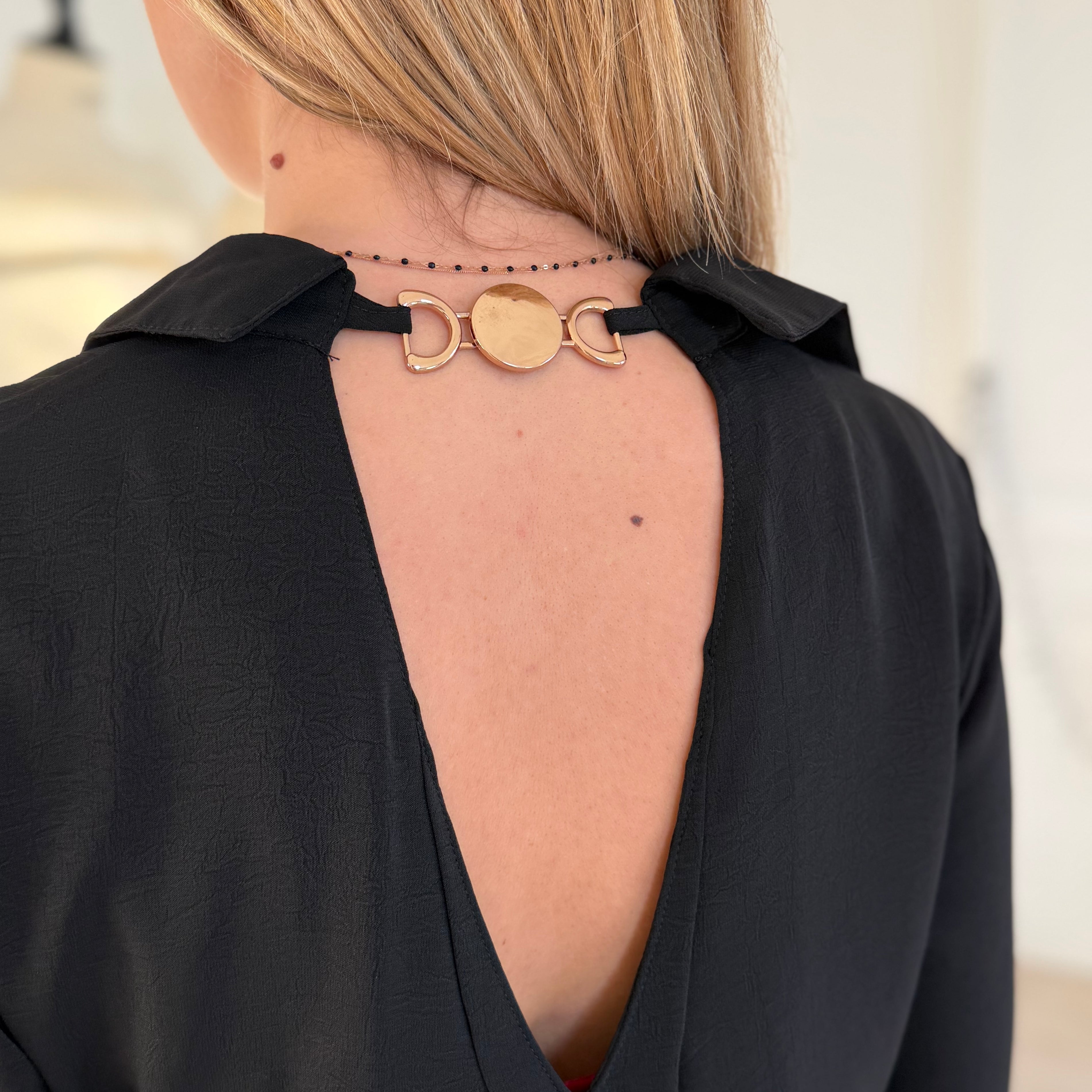 Chemise dos nu bijoux