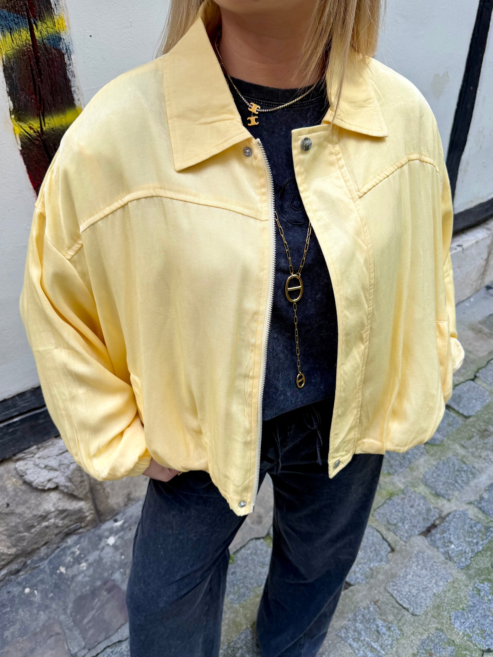 Bombers fluide jaune
