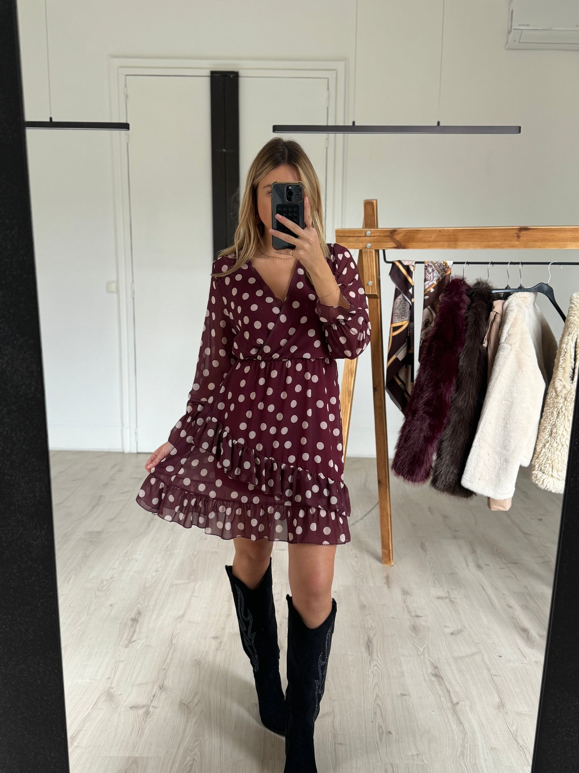 Robe "clem" à pois