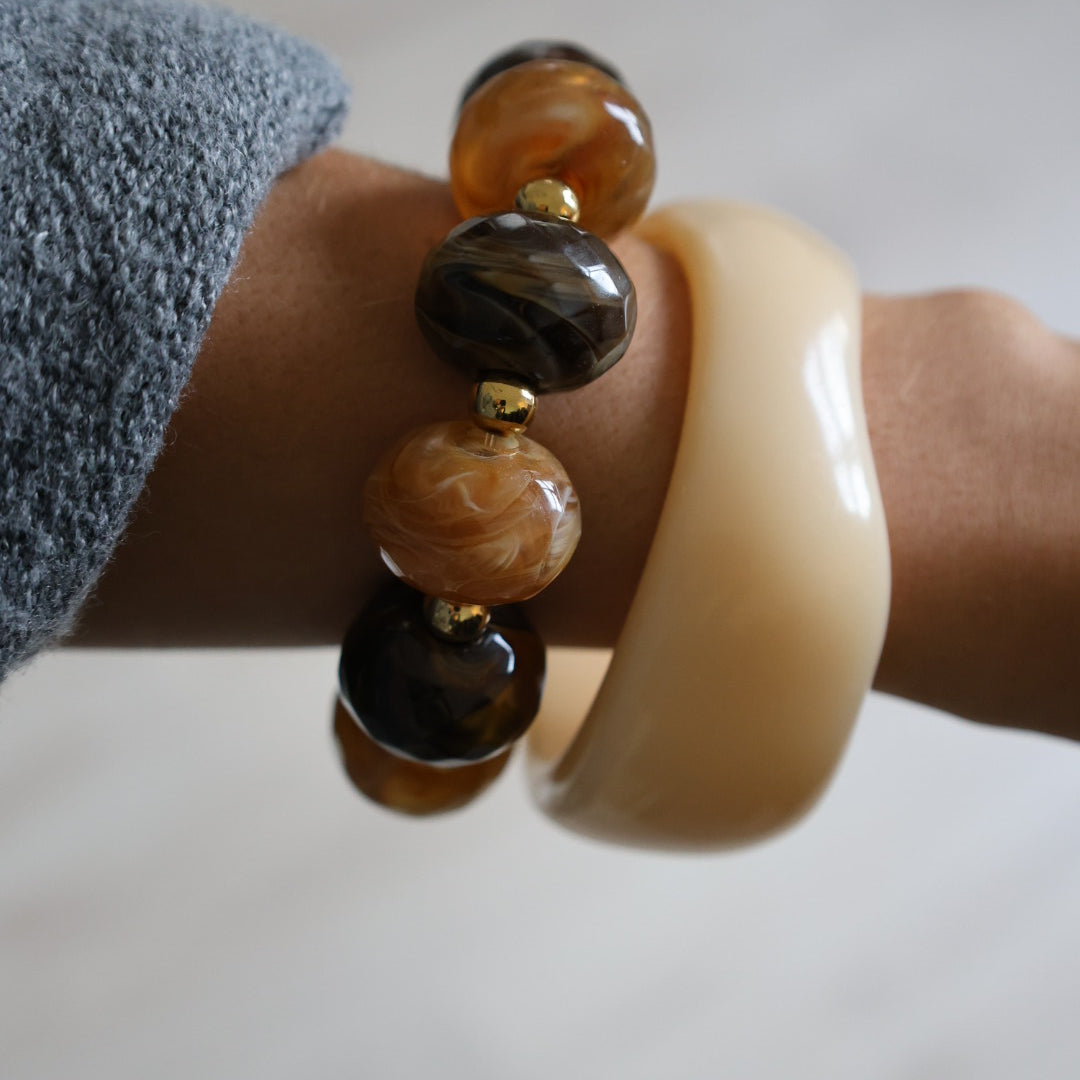 Bracelet de perles élastique