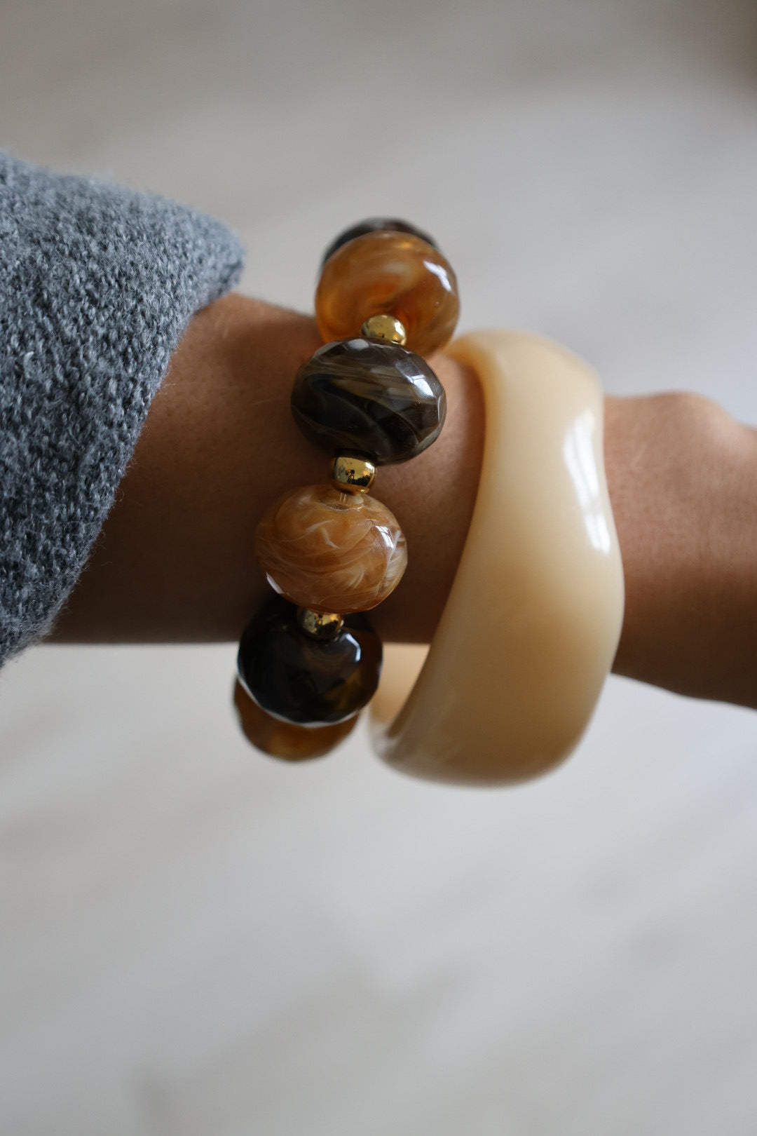 Bracelet de perles élastique