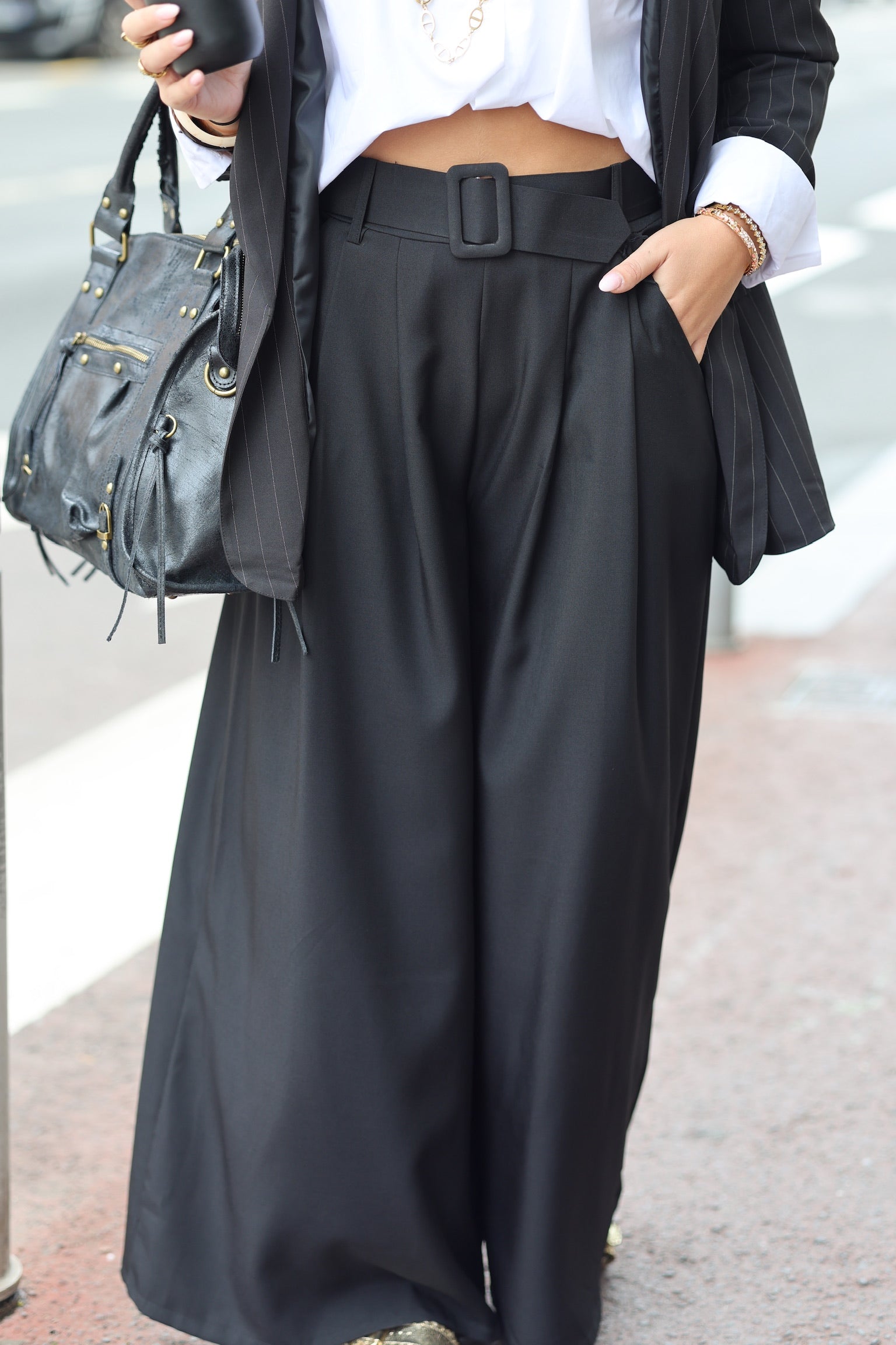 Pantalon de tailleur « PACO » uni