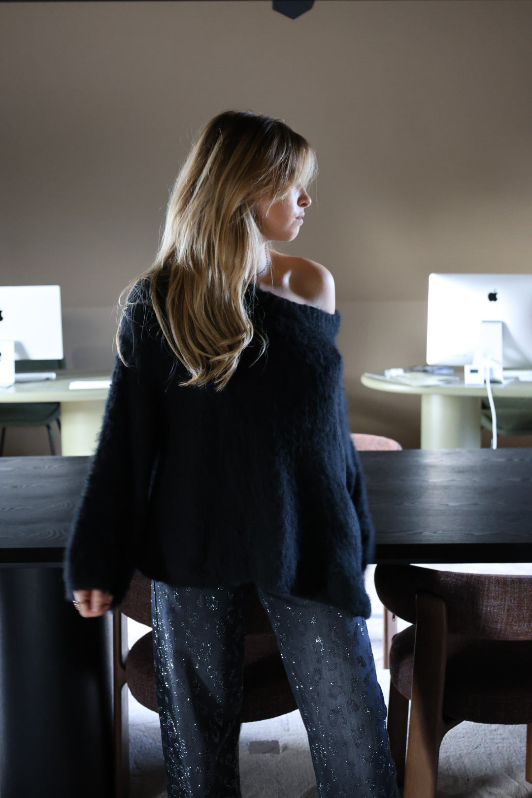 Pull asymétrique "Cocoon"