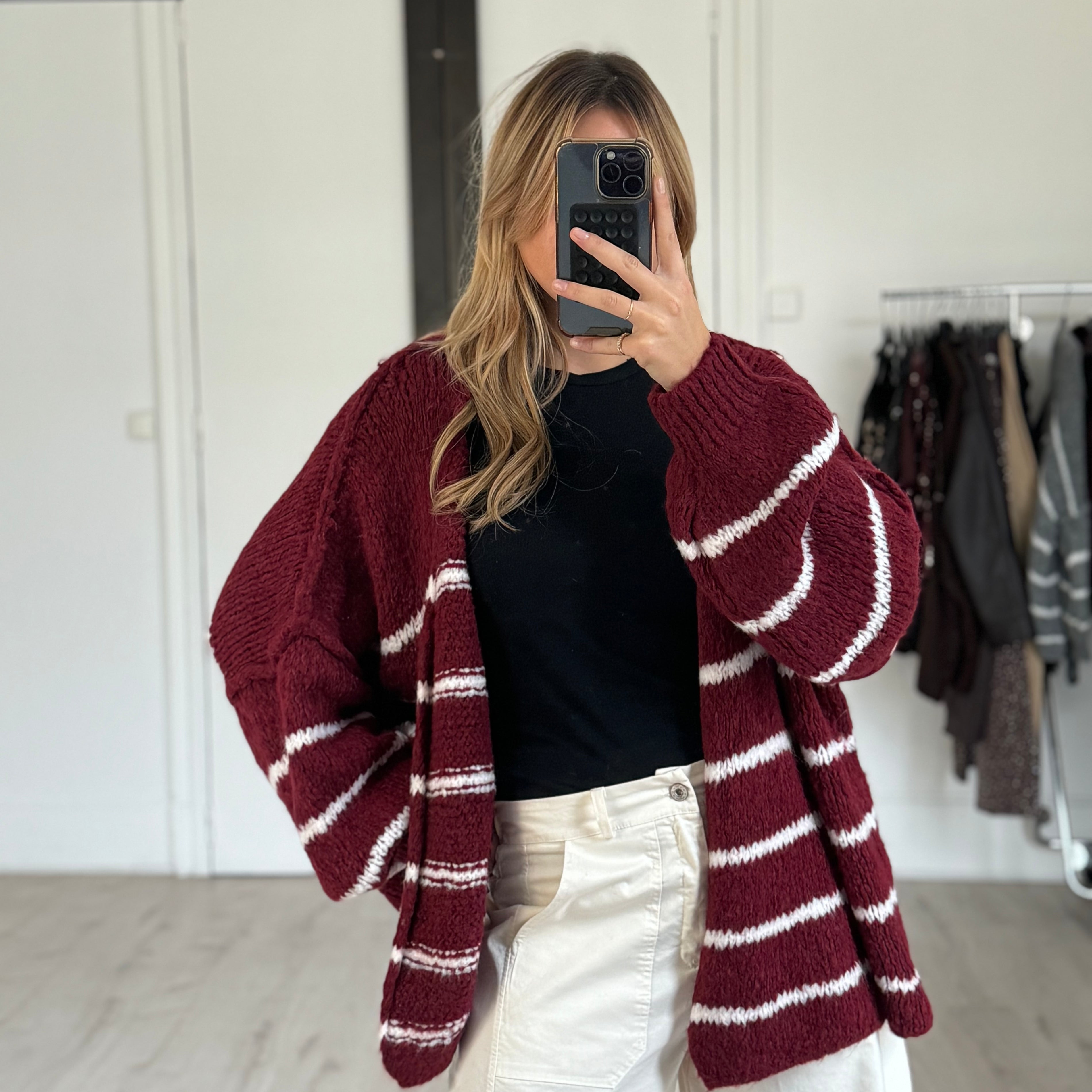 Gilet à rayure