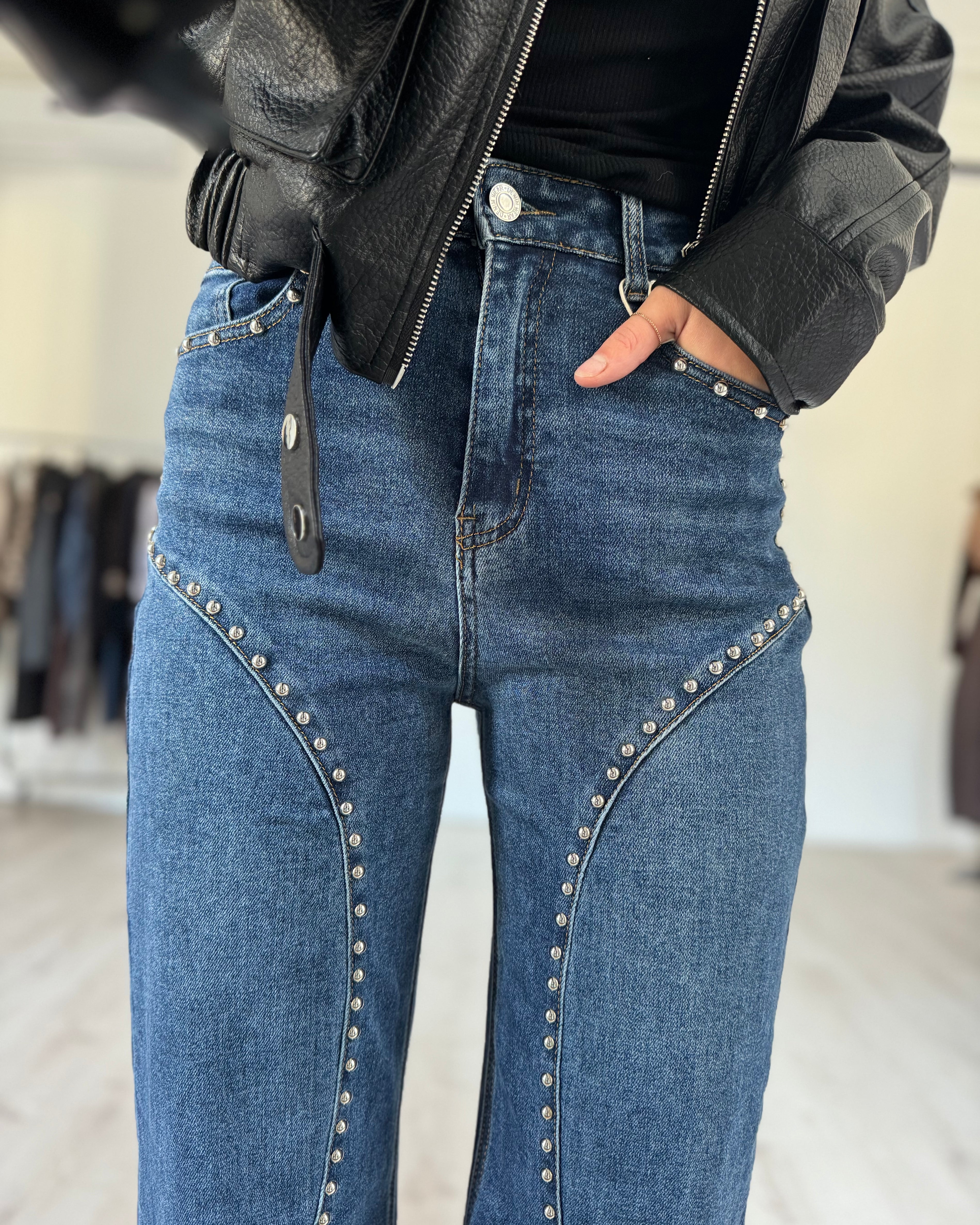Jeans "soho" bleu