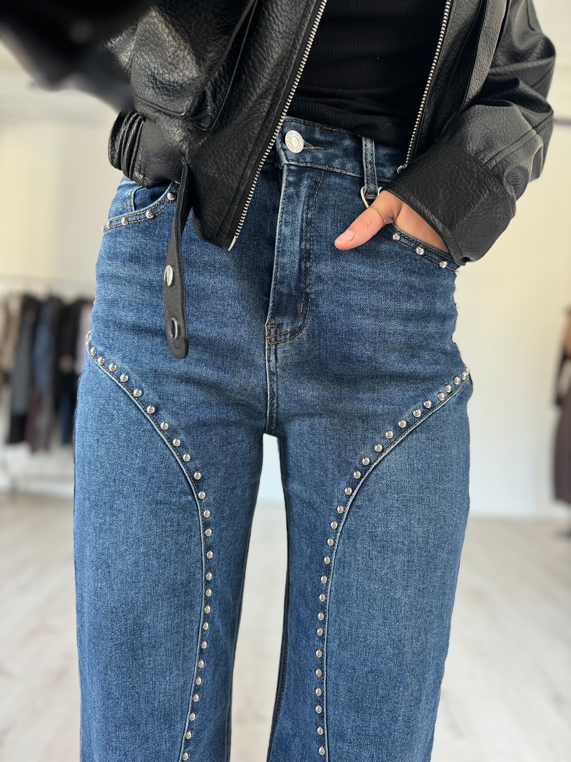 Jeans "soho" bleu