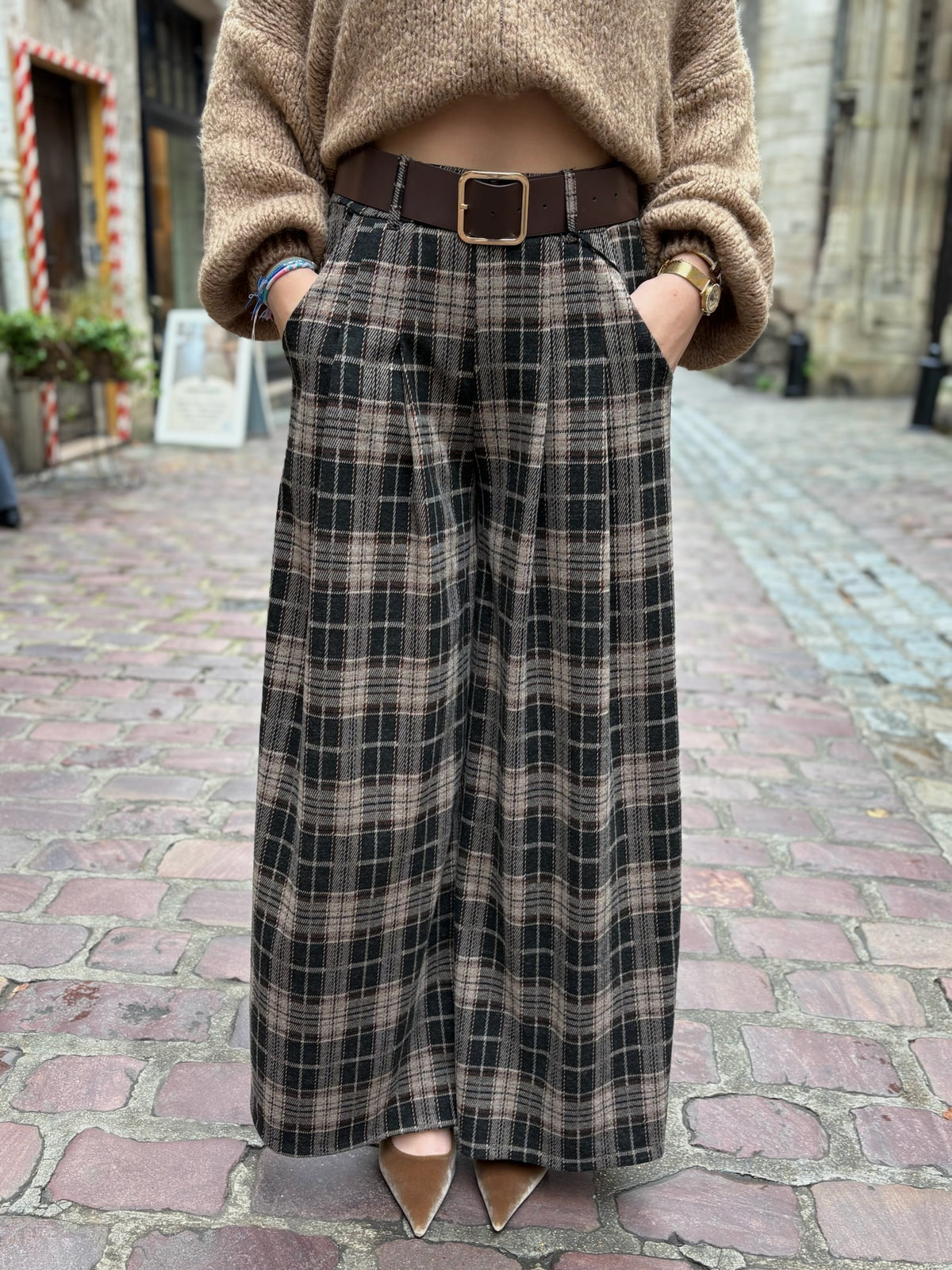 Pantalon PACO à carreaux