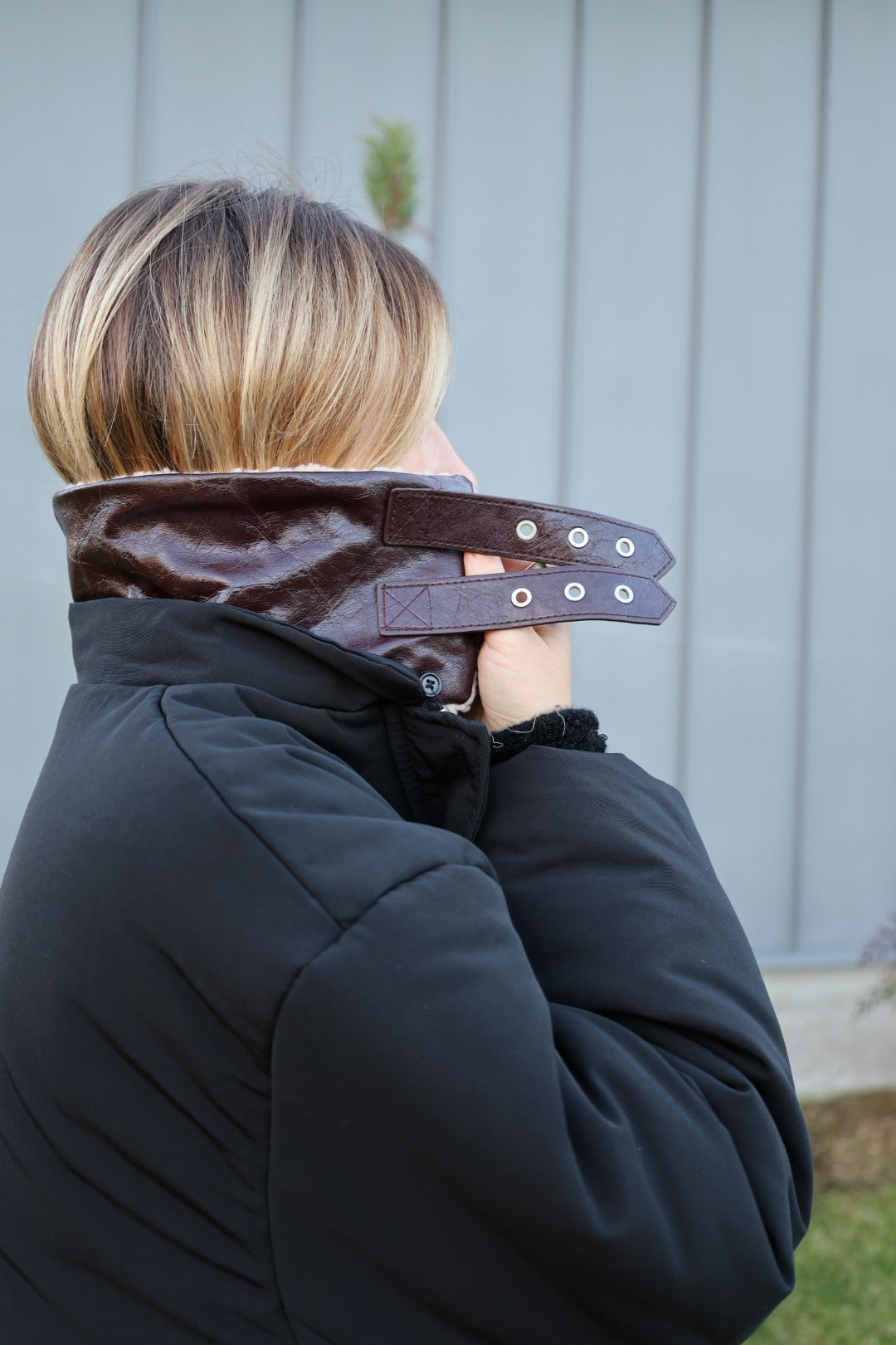 blouson bombers noir "jade"