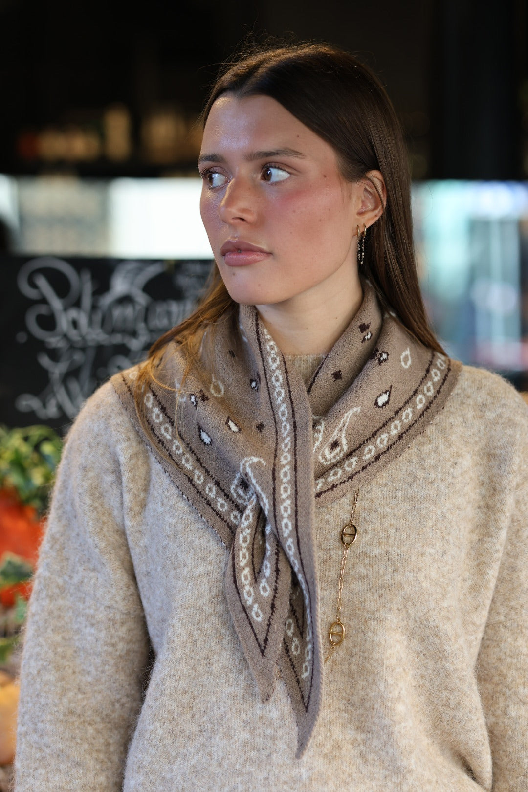 Écharpe triangle bandana