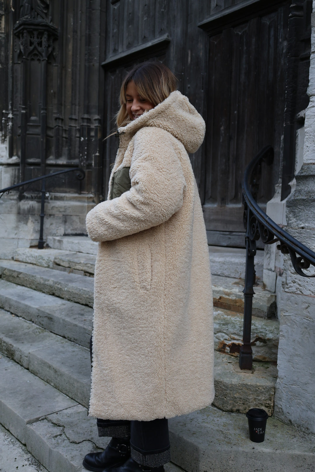 Doudoune réversible kaki