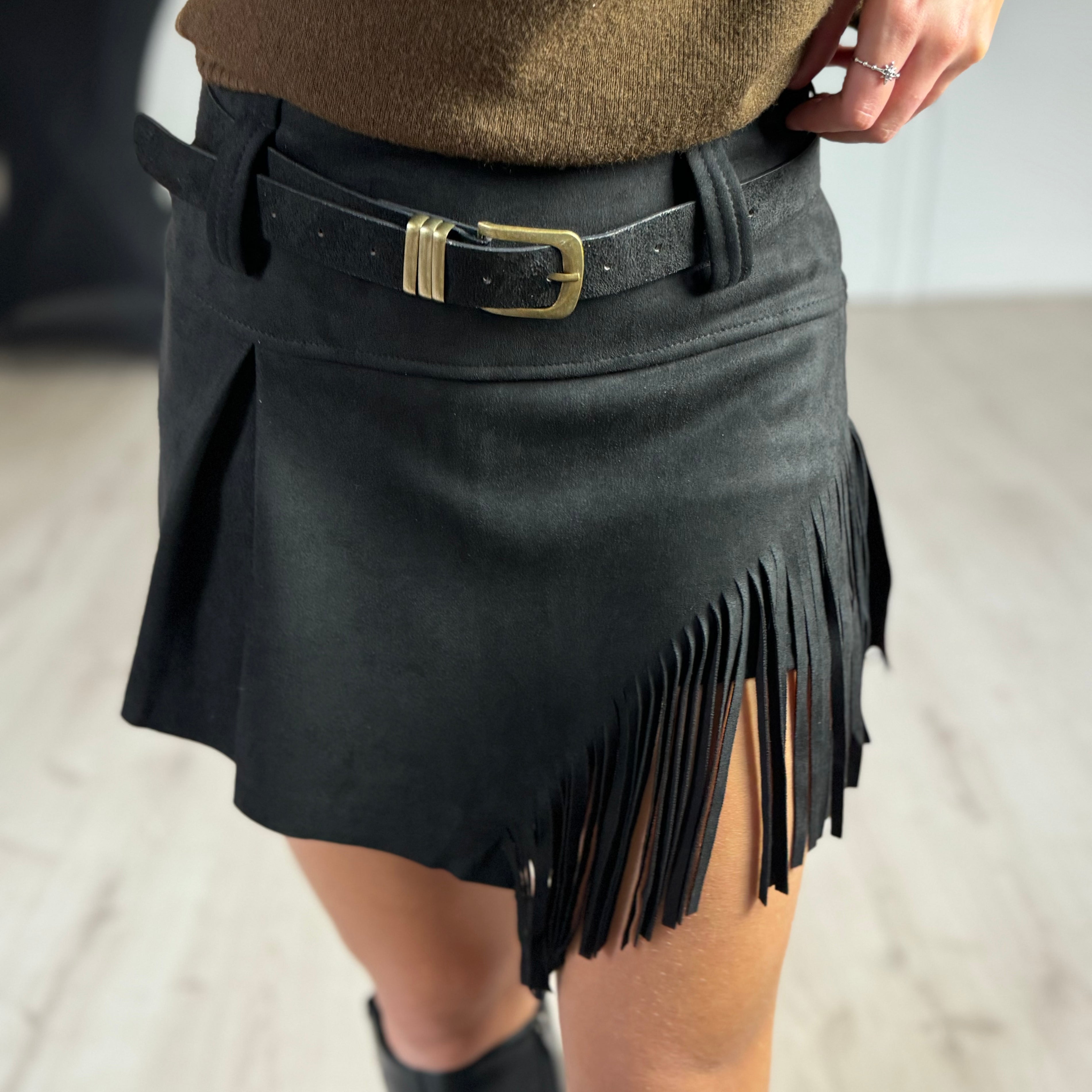 Jupe/short à franges