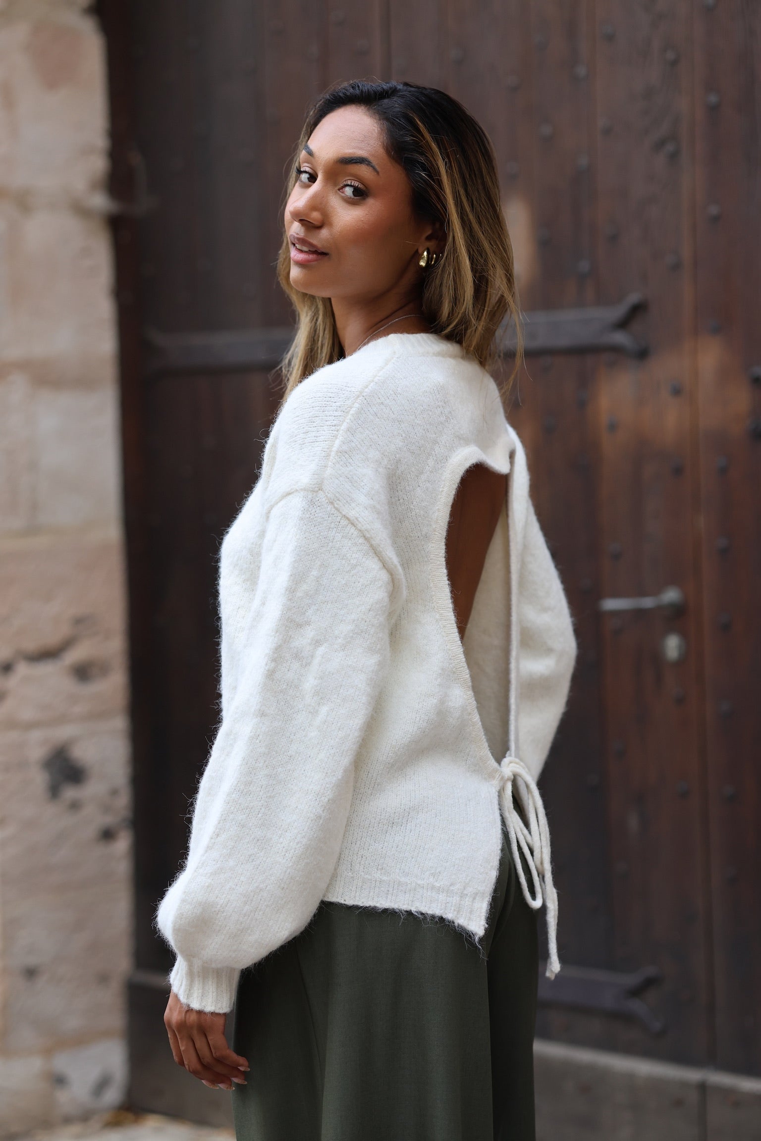 Pull dos nu coeur