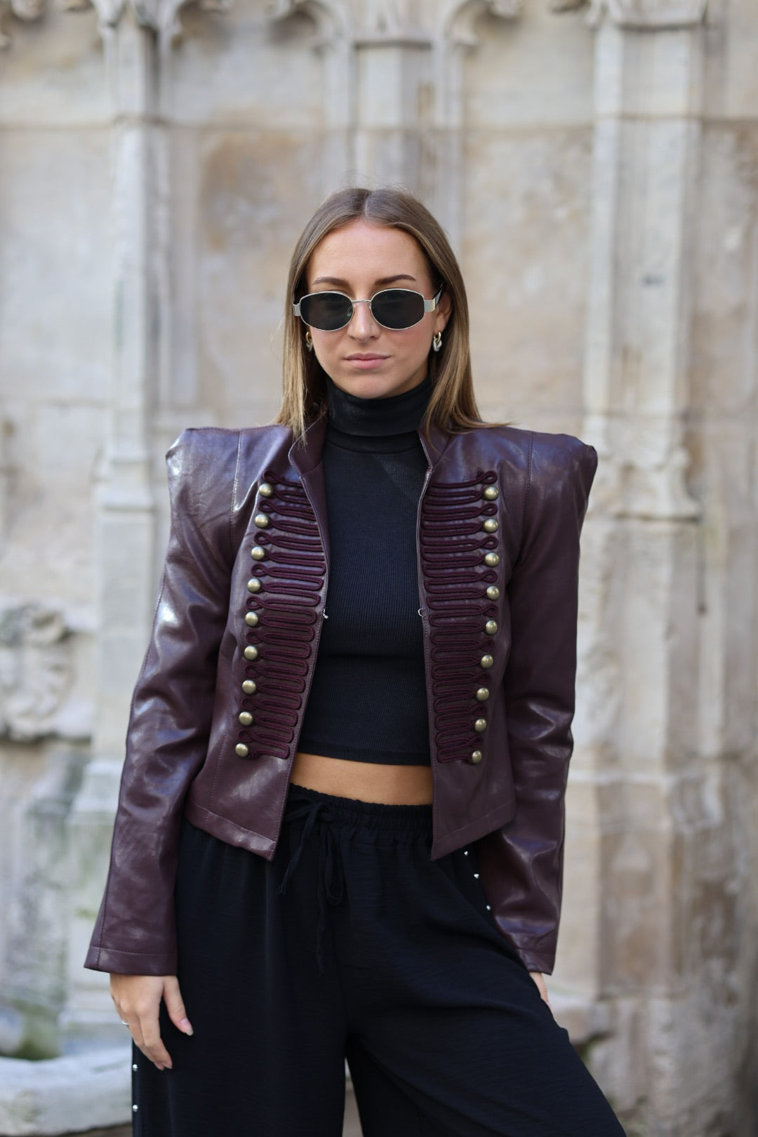 Veste en simili "Victorienne"