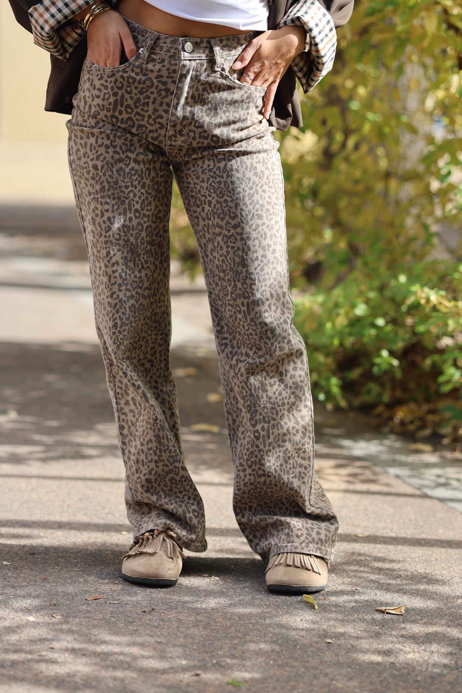 Jeans « LOU » léopard