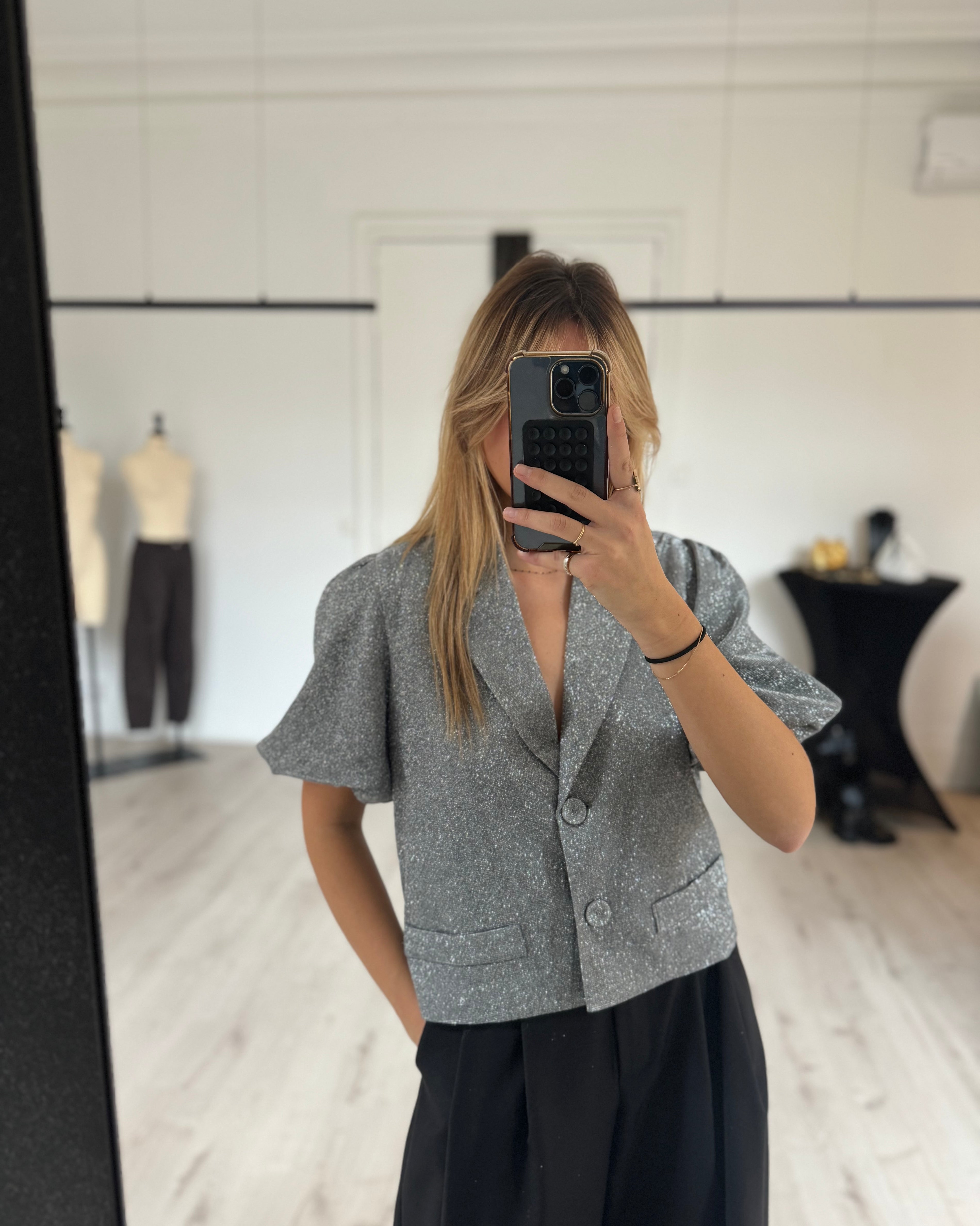 Veste "PARTY" manches courtes