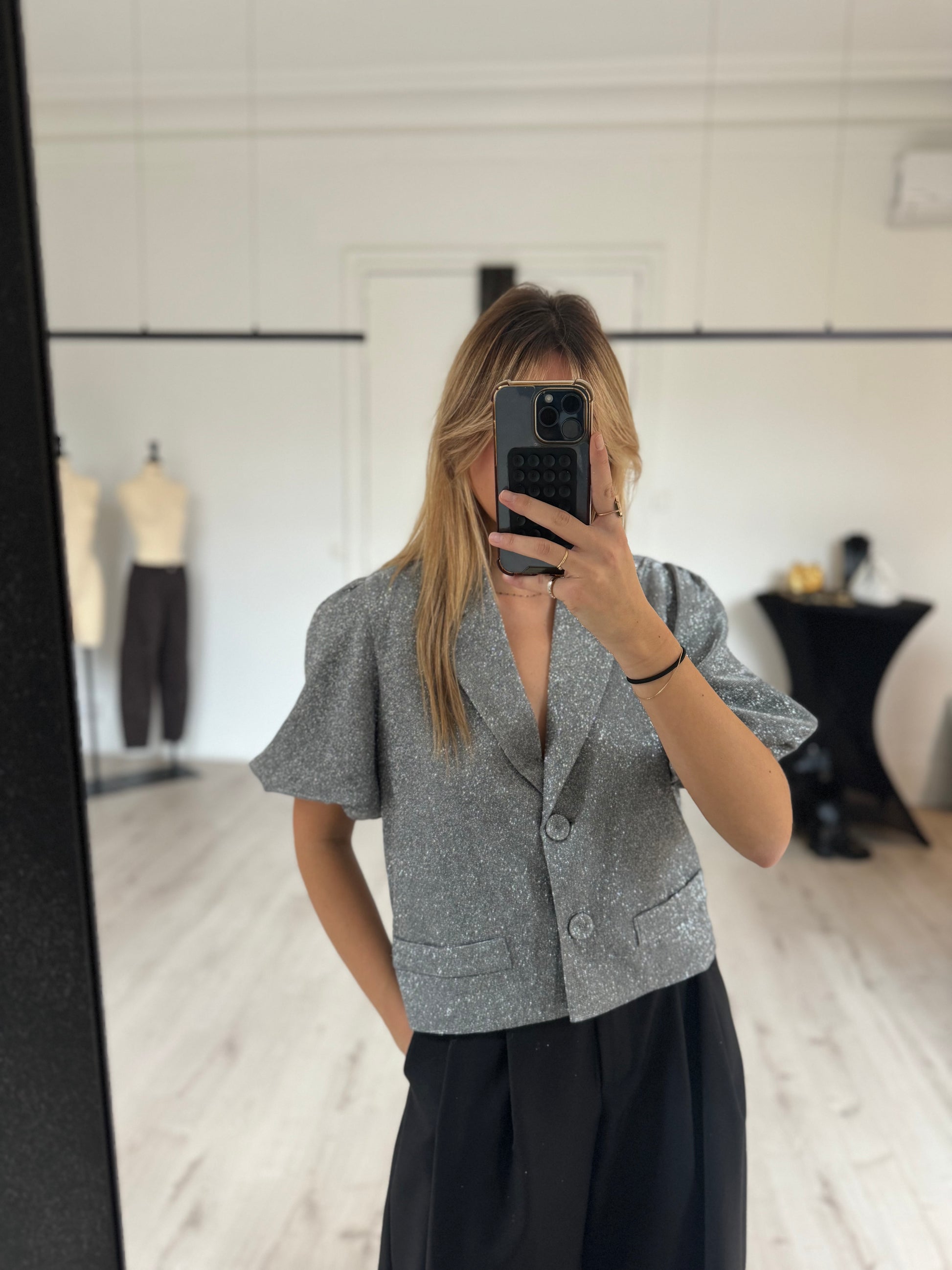 Veste "PARTY" manches courtes