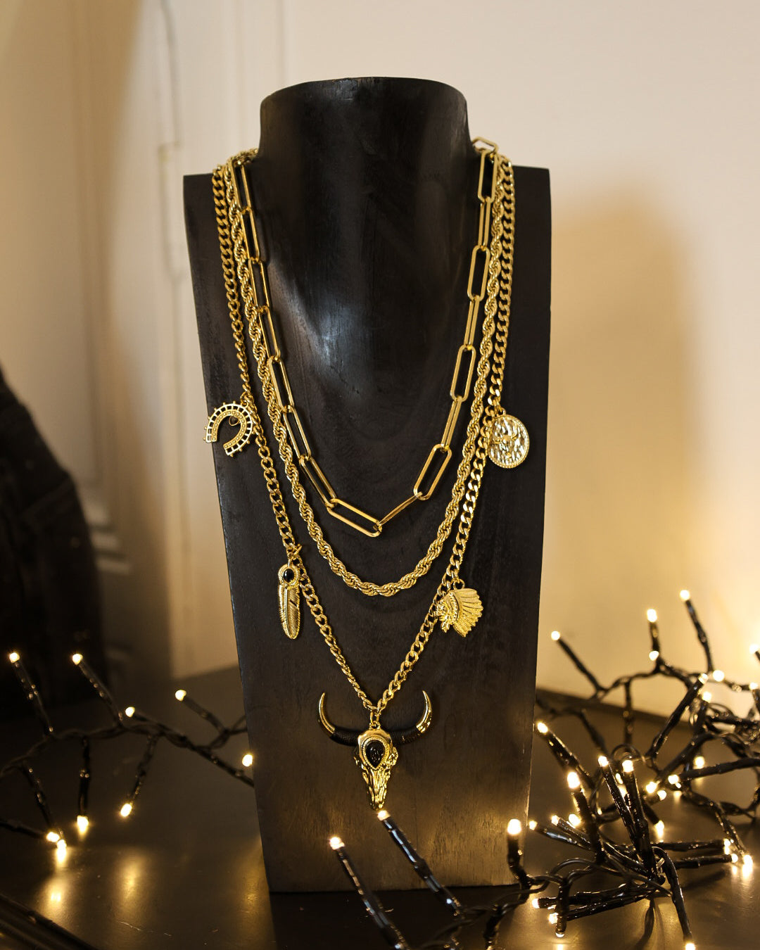 Collier multi "BUFFLE"